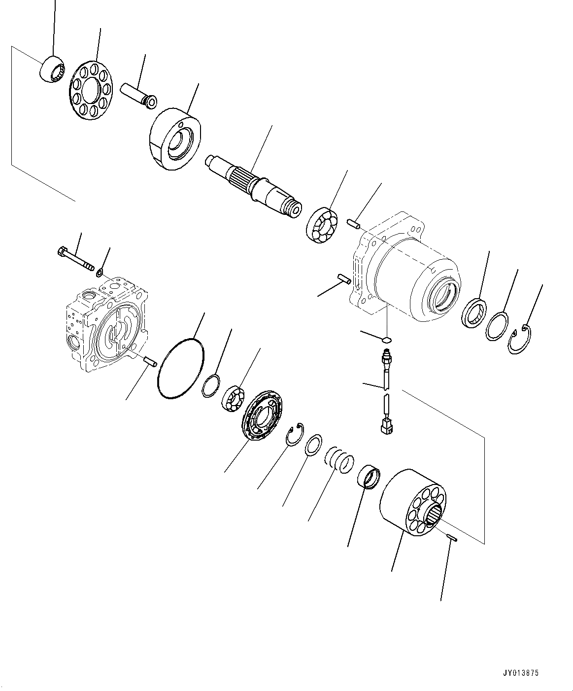 Схема запчастей Komatsu D375A-6 - ЗАЩИТА РАДИАТОРА, МОТОР ВЕНТИЛЯТОРА (/) (№-) ЗАЩИТА РАДИАТОРА, WIRE Э/ПРОВОДКА С NUMBERING