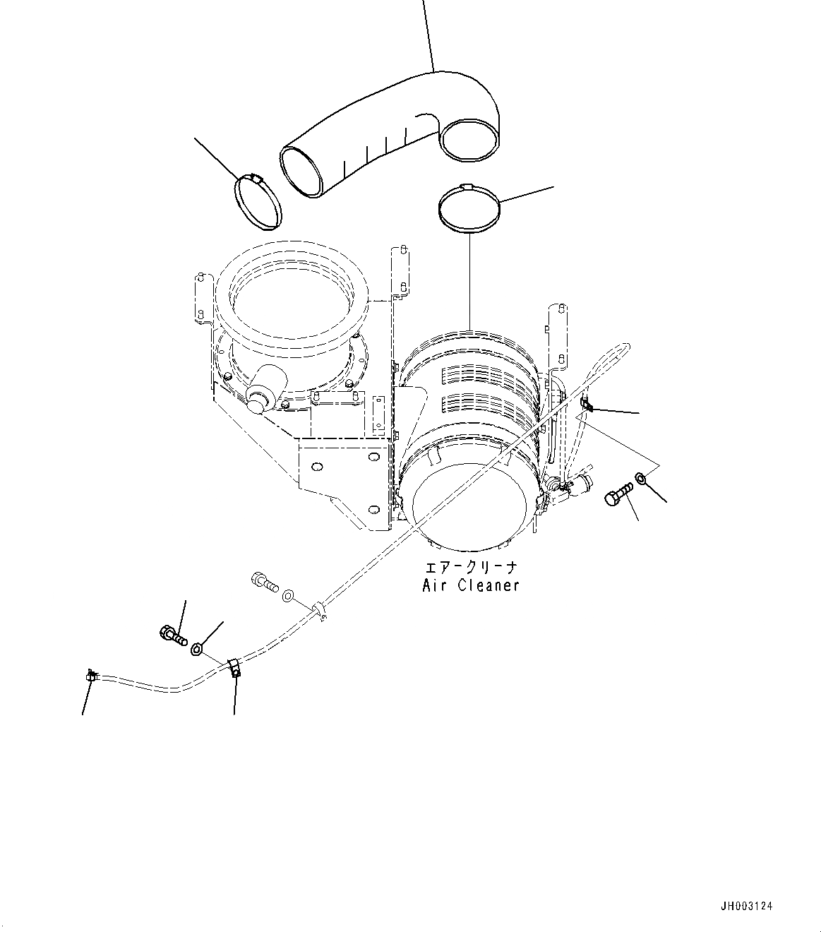 Схема запчастей Komatsu D375A-6 - КАПОТ, КРЕПЛЕНИЕ ШЛАНГОВ (№-) КАПОТ, С БОКОВ. КРЫШКАS ПЕРФОРИРОВАНН., MINING СПЕЦ-ЯIFICATION