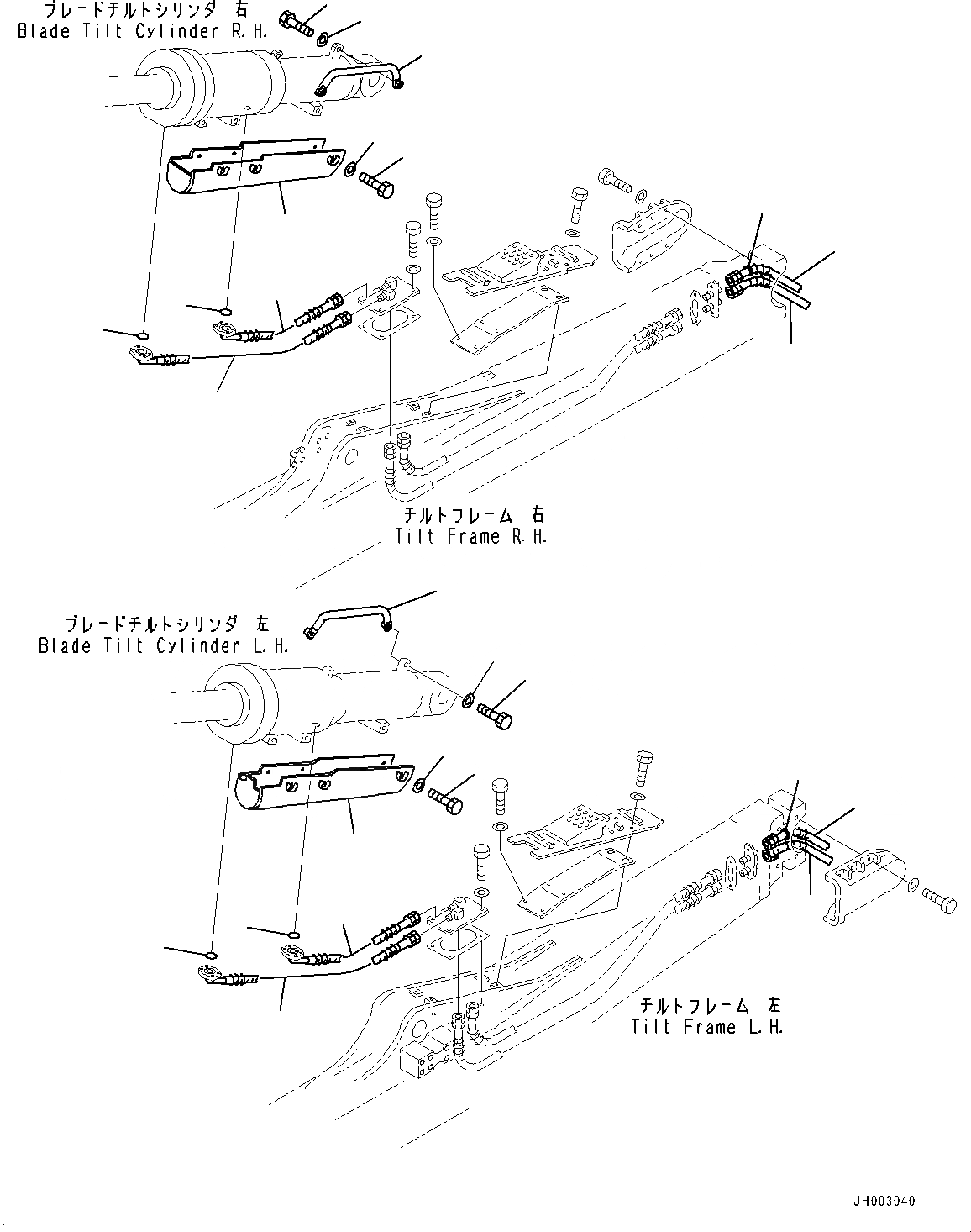 Схема запчастей Komatsu D375A-6 - DOZER ЦИЛИНДР ПЕРЕКОСА ОТВАЛА ТРУБЫ (№-) DOZER ЦИЛИНДР ПЕРЕКОСА ОТВАЛА ТРУБЫ, ДЛЯ MACHINE С ОТВАЛ С ДВОЙН. ПЕРЕКОСОМ