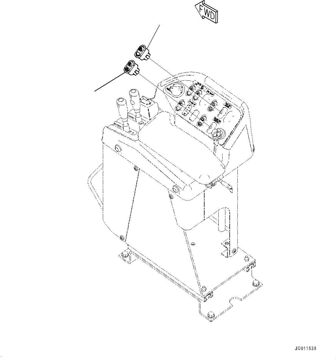 Схема запчастей Komatsu WA430-6 - ПЕРЕКЛЮЧАТЕЛЬ (№-) ПЕРЕКЛЮЧАТЕЛЬ, С ЭКСТРЕНН. УПРАВЛ., С АВТОМАТИЧ. РЕВЕРСИВН. ВЕНТИЛЯТОР ОХЛАЖДЕНИЯ