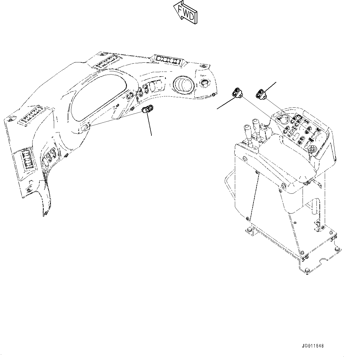Схема запчастей Komatsu WA430-6 - ПЕРЕКЛЮЧАТЕЛЬ (№-) ПЕРЕКЛЮЧАТЕЛЬ, С ГИДРОТРАНСФОРМАТОР, БЛОКИР.UP ТИП, ECSS