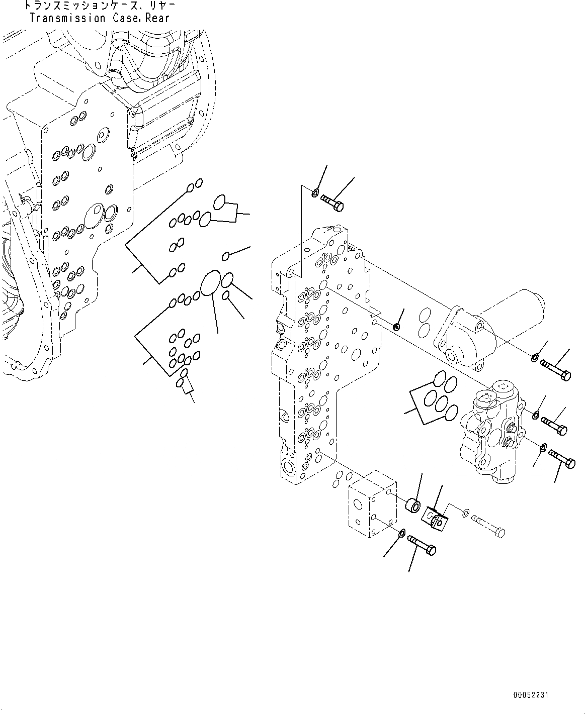 Схема запчастей Komatsu WA430-6 - ГИДРОТРАНСФОРМАТОР И ТРАНСМИССИЯ, РАЗГРУЗ. КЛАПАН КРЕПЛЕНИЕ (№-) ГИДРОТРАНСФОРМАТОР И ТРАНСМИССИЯ, БЕЗ ЭКСТРЕНН. РУЛЕВ. УПРАВЛЕНИЕ