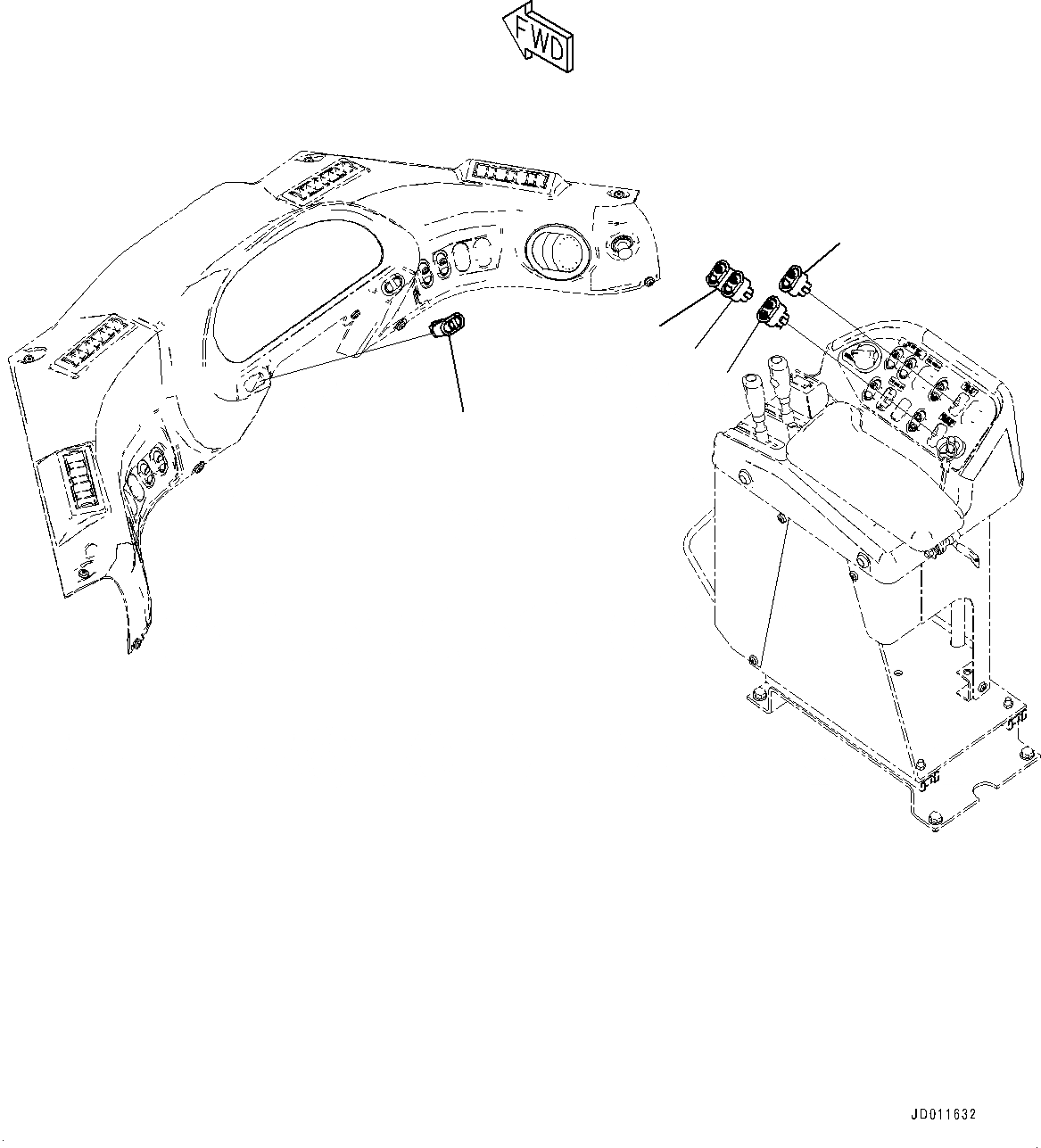 Схема запчастей Komatsu WA430-6 - ПЕРЕКЛЮЧАТЕЛЬ (№-) ПЕРЕКЛЮЧАТЕЛЬ, С ЭЛЕКТРОНН. УПРАВЛ-ЕLED ПОДВЕСКА СИСТЕМА (ECSS), С ЭКСТРЕНН. УПРАВЛ., С НИЗ. IDLE UP ПЕРЕКЛЮЧАТЕЛЬ, С ГТР CONVE