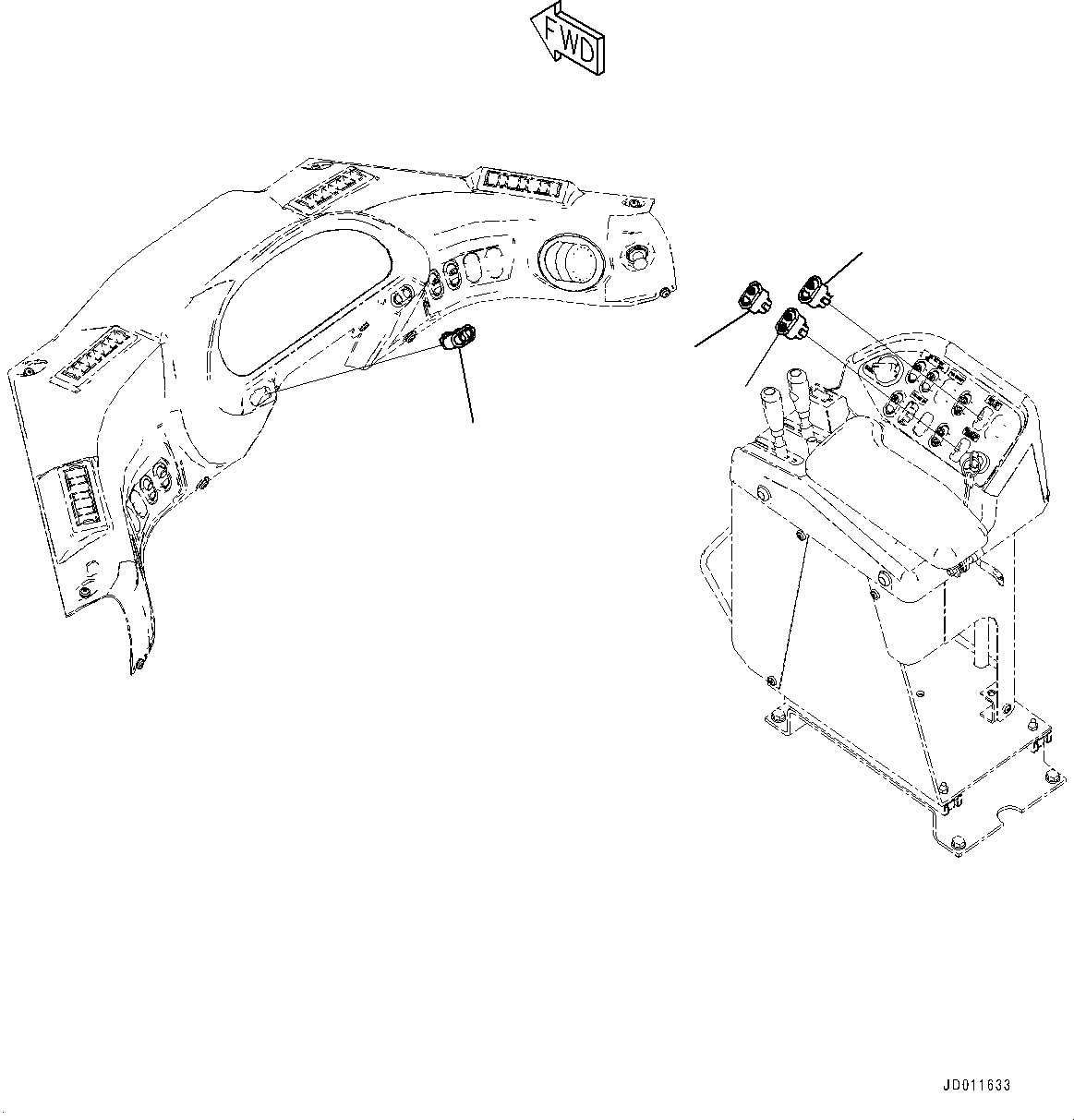 Схема запчастей Komatsu WA430-6 - ПЕРЕКЛЮЧАТЕЛЬ (№-) ПЕРЕКЛЮЧАТЕЛЬ, С ЭЛЕКТРОНН. УПРАВЛ-ЕLED ПОДВЕСКА СИСТЕМА (ECSS), С ЭКСТРЕНН. УПРАВЛ., С НИЗ. IDLE UP ПЕРЕКЛЮЧАТЕЛЬ, С АВТОМАТИЧ. RE