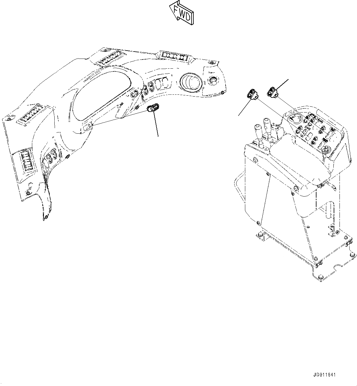 Схема запчастей Komatsu WA430-6 - ПЕРЕКЛЮЧАТЕЛЬ (№-) ПЕРЕКЛЮЧАТЕЛЬ, С ЭЛЕКТРОНН. УПРАВЛ-ЕLED ПОДВЕСКА СИСТЕМА (ECSS), С ЭКСТРЕНН. УПРАВЛ., С НИЗ. IDLE UP ПЕРЕКЛЮЧАТЕЛЬ