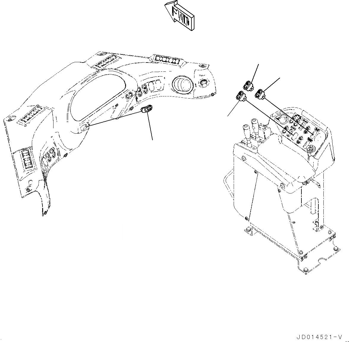Схема запчастей Komatsu WA430-6 - ПЕРЕКЛЮЧАТЕЛЬ (№-) ПЕРЕКЛЮЧАТЕЛЬ, С ЭЛЕКТРОНН. УПРАВЛ-ЕLED ПОДВЕСКА СИСТЕМА (ECSS), С ЭКСТРЕНН. УПРАВЛ., С НИЗ. IDLE UP ПЕРЕКЛЮЧАТЕЛЬ, С ПЕРЕД. REVE