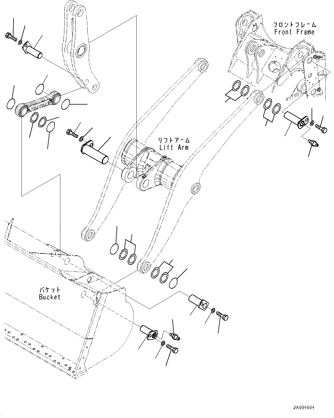 Схема запчастей Komatsu WA430-6 - РУКОЯТЬ И BELL CRANK, КРЕПЛЕНИЕ (№-) РУКОЯТЬ И BELL CRANK, С -EPC РЫЧАГ УПРАВЛЕНИЕ ПОГРУЗКОЙ, 3-Х СЕКЦИОНН. КОНТРОЛЬН. КЛАПАН