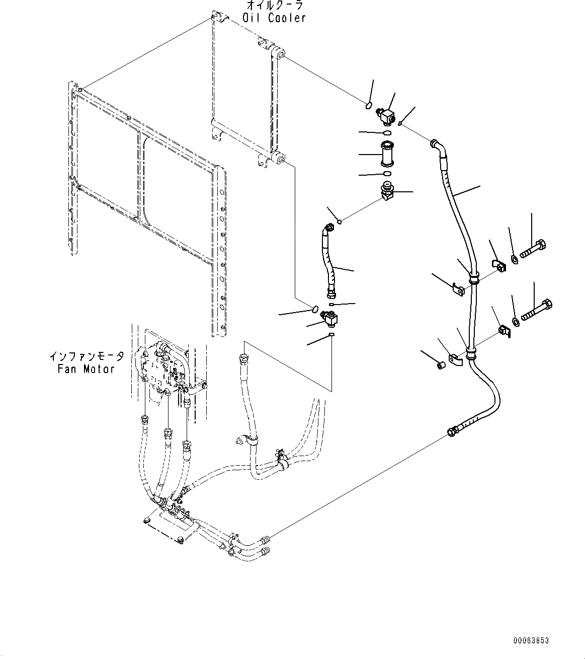 Схема запчастей Komatsu D155A-6R - МАСЛООХЛАДИТЕЛЬ (№877-) МАСЛООХЛАДИТЕЛЬ, С РАДИАТОР СЕРДЦЕВИНА ЗАЩИТАIVE РЕШЕТКА