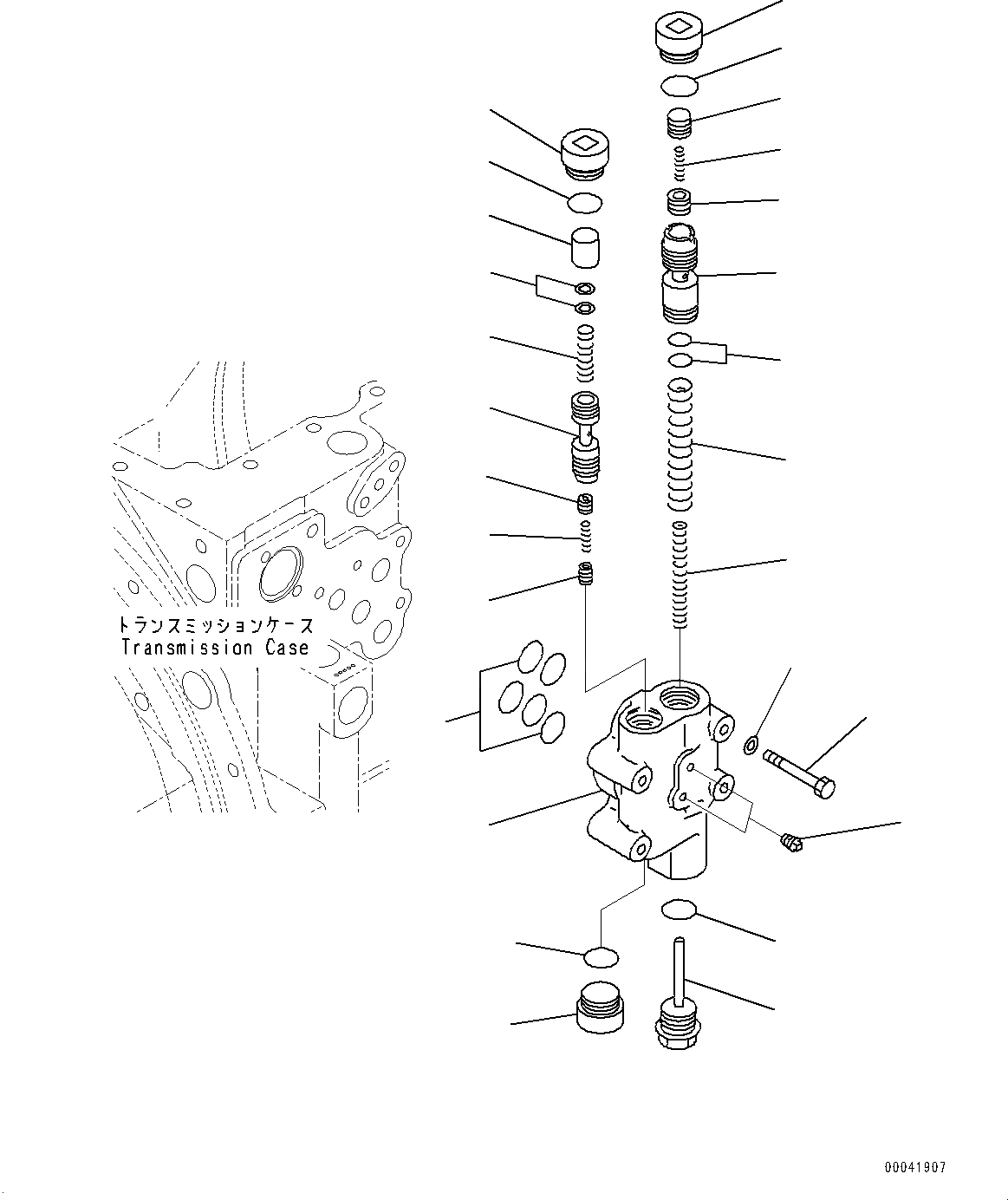 Схема запчастей Komatsu D155A-6R - СИЛОВАЯ ПЕРЕДАЧА, ТРАНСМИССИЯ РАЗГРУЗ. КЛАПАН (№877-) СИЛОВАЯ ПЕРЕДАЧА