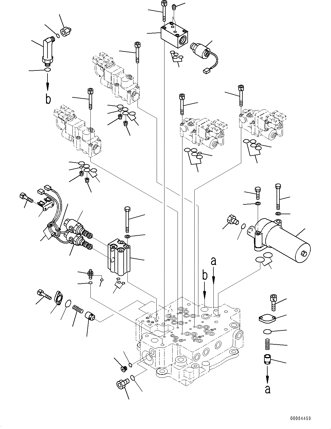 Схема запчастей Komatsu D155A-6R - СИЛОВАЯ ПЕРЕДАЧА, КЛАПАН РУЛЕВОГО УПРАВЛЕНИЯ (/) (№877-) СИЛОВАЯ ПЕРЕДАЧА