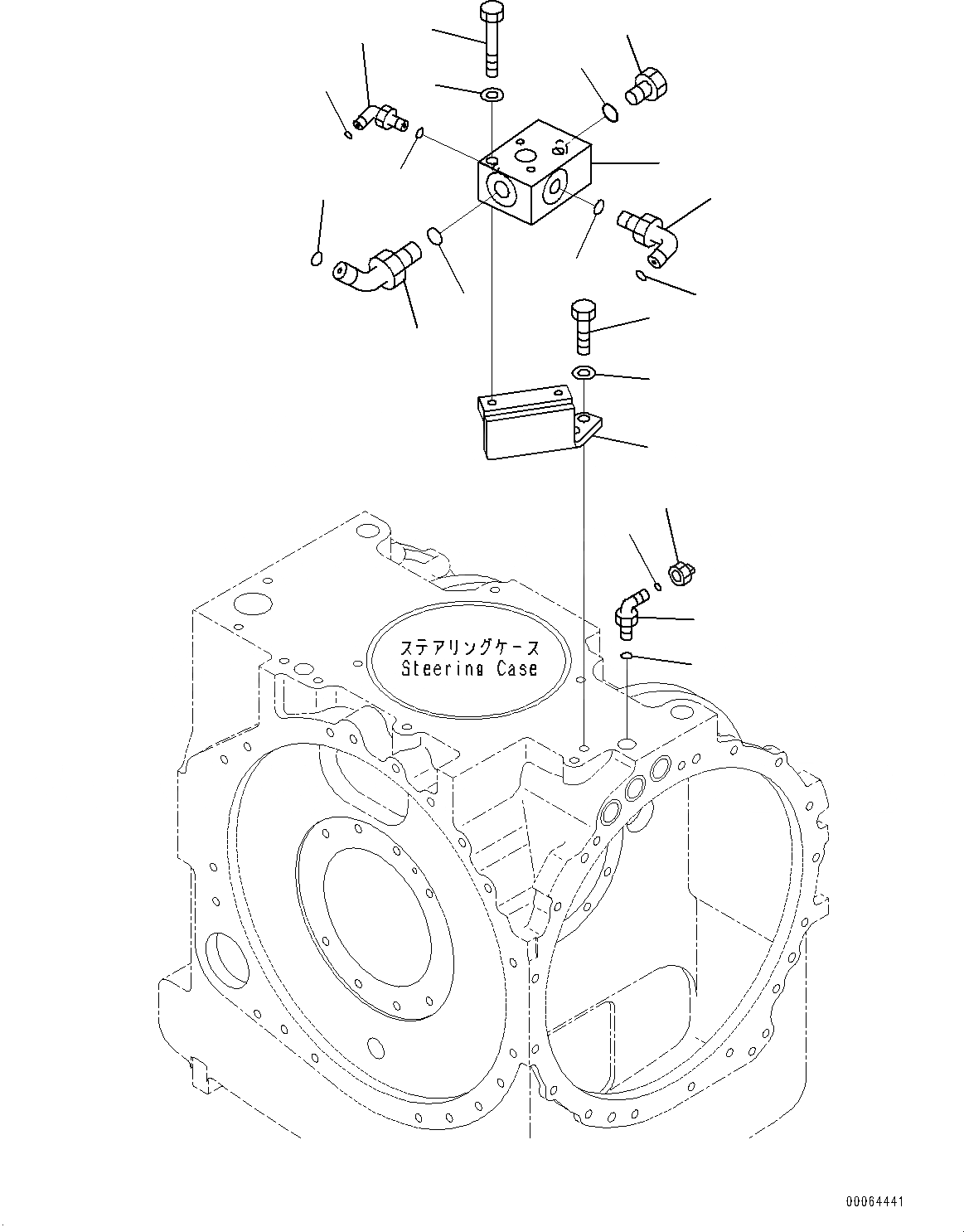 Схема запчастей Komatsu D155A-6R - СИЛОВАЯ ПЕРЕДАЧА, БЛОК ТРУБЫ КРЕПЛЕНИЕ (№877-) СИЛОВАЯ ПЕРЕДАЧА