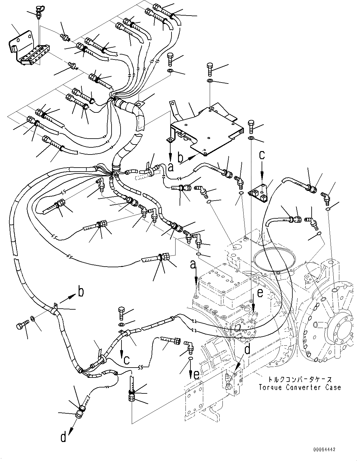 Схема запчастей Komatsu D155A-6R - СИЛОВАЯ ПЕРЕДАЧА, КОНЦЕНТР. ТРУБЫ (№877-) СИЛОВАЯ ПЕРЕДАЧА