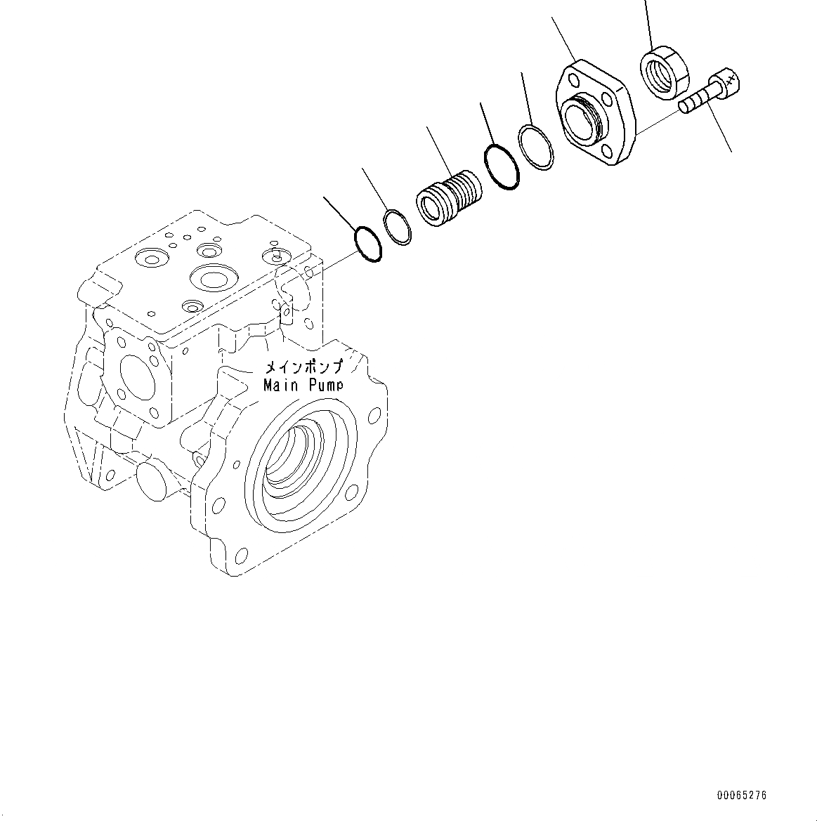 Схема запчастей Komatsu D155A-6R - СИЛОВАЯ ПЕРЕДАЧА ТРУБЫ, ВНУТР. ЧАСТИ, ГИДРАВЛ МАСЛ. НАСОС (/7) (№877-) СИЛОВАЯ ПЕРЕДАЧА ТРУБЫ