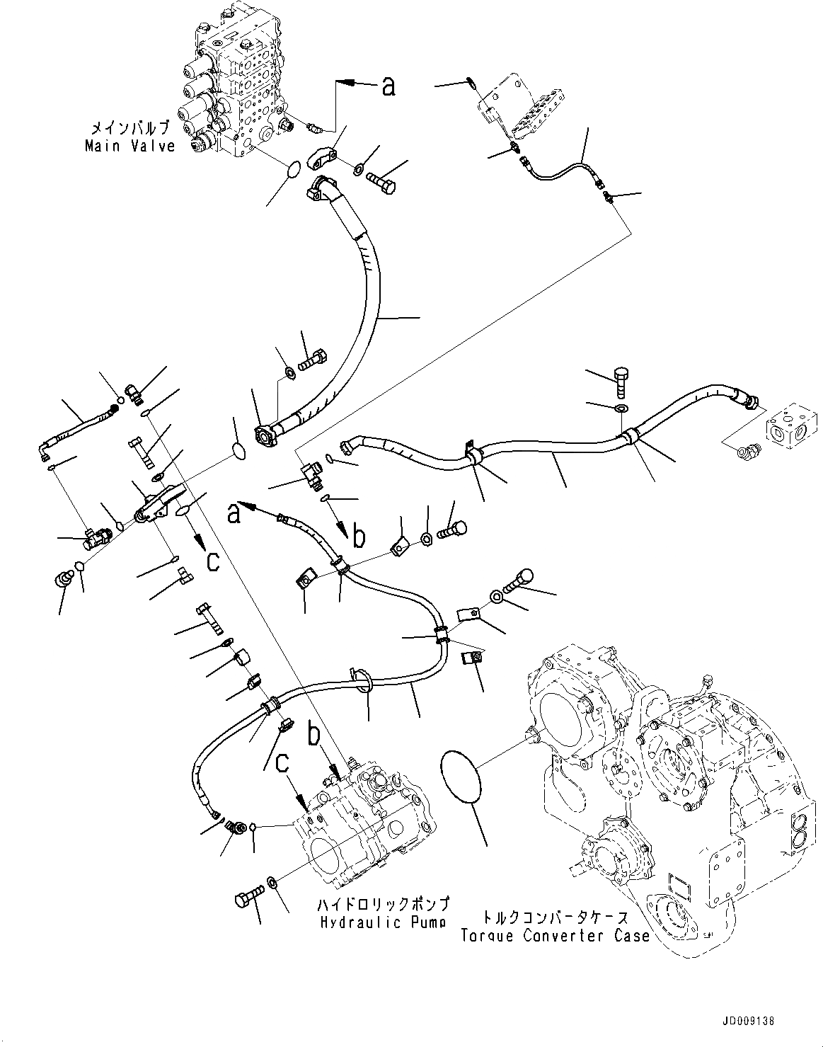 Схема запчастей Komatsu D155A-6R - СИЛОВАЯ ПЕРЕДАЧА ТРУБЫ, ПОДАЮЩ. ТРУБЫ (№877-) СИЛОВАЯ ПЕРЕДАЧА ТРУБЫ