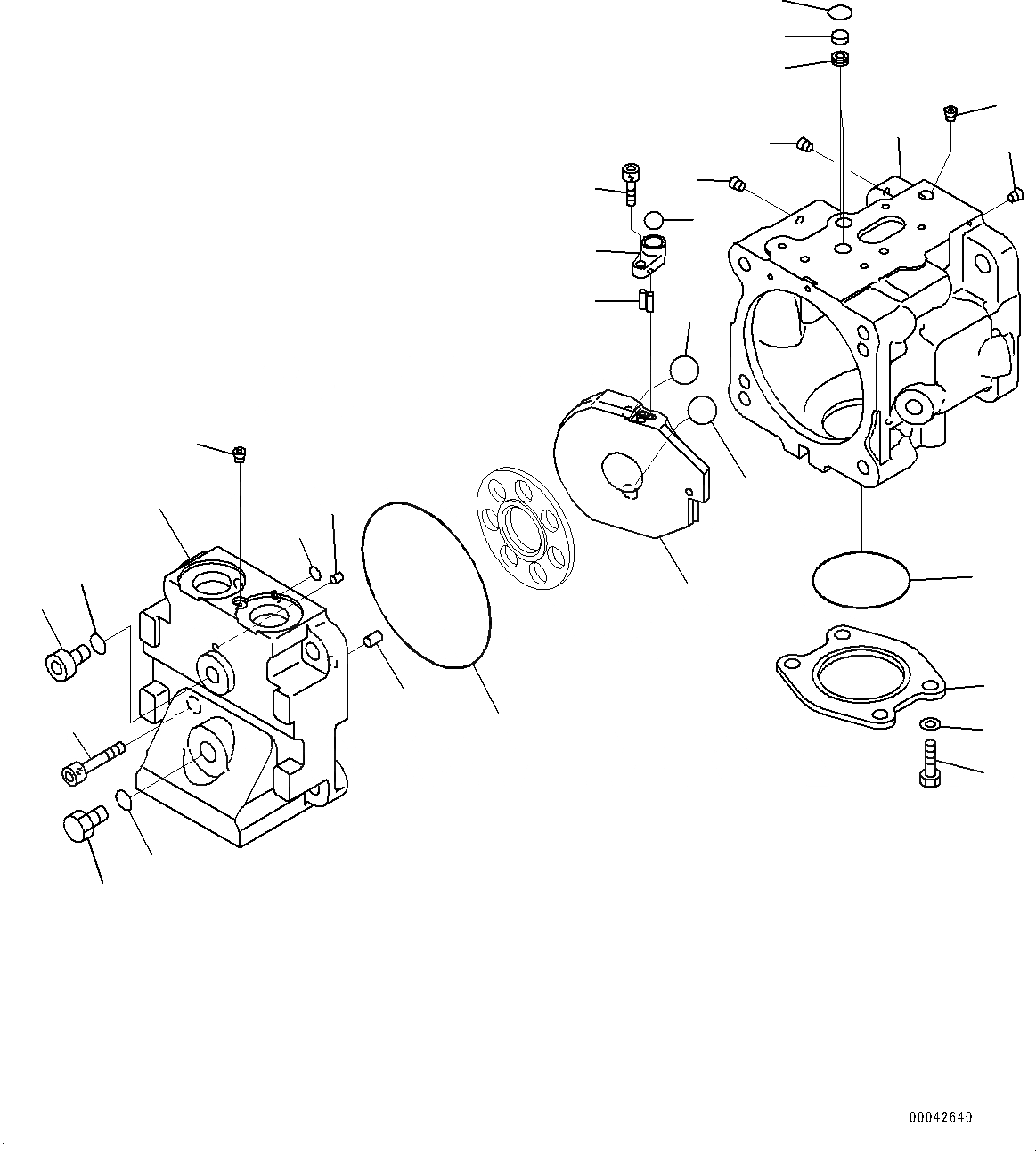 Схема запчастей Komatsu D155A-6R - СИЛОВАЯ ПЕРЕДАЧА ТРУБЫ, НАСОС ВЕНТИЛЯТОРА (/) (№877-) СИЛОВАЯ ПЕРЕДАЧА ТРУБЫ