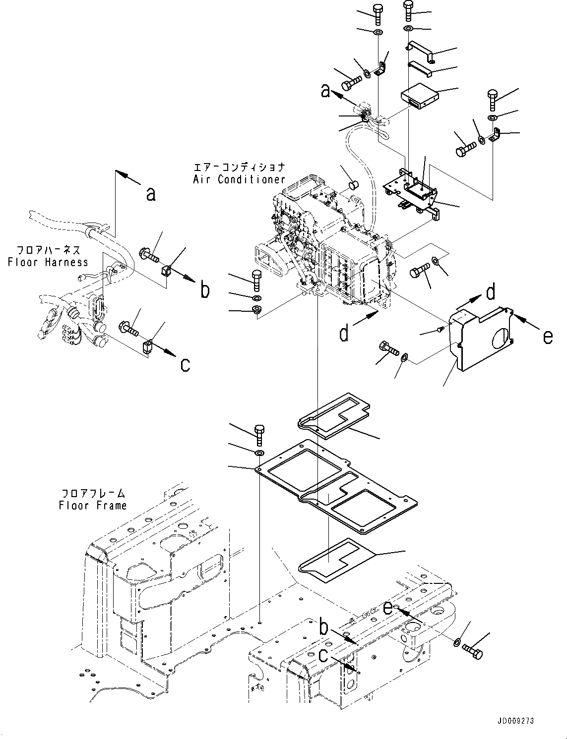 Схема запчастей Komatsu D155A-6R - ОСНОВН. КОНСТРУКЦИЯ, КОНДИЦ. ВОЗДУХА КОНДЕНСАТОР БЛОК КРЕПЛЕНИЕ (№877-89) ОСНОВН. КОНСТРУКЦИЯ, ДЛЯ РЕГУЛИР. МНОГОСТОЕЧН. РЫХЛИТ., КАБИНА ROPS