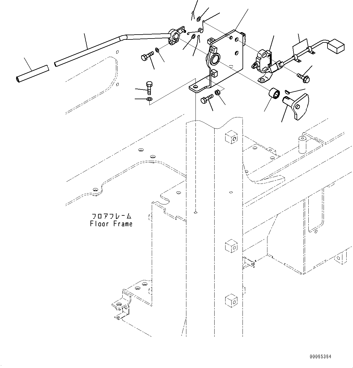 Схема запчастей Komatsu D155A-6R - ОСНОВН. КОНСТРУКЦИЯ, РЫЧАГ БЛОКИРОВКИ ОТВАЛА (№877-) ОСНОВН. КОНСТРУКЦИЯ, БЕЗ ЗАДН. ОБОРУД-Е
