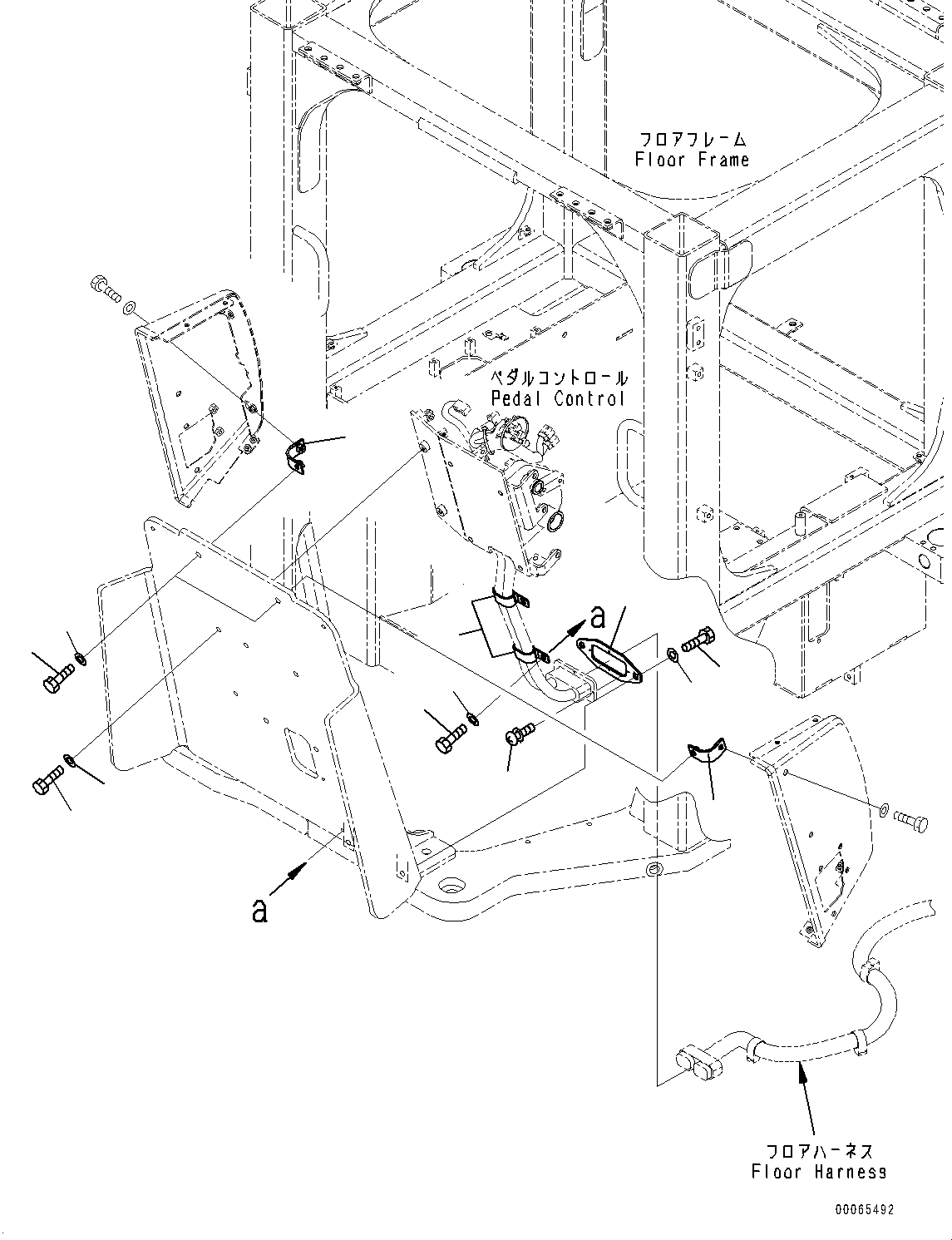 Схема запчастей Komatsu D155A-6R - ОСНОВН. КОНСТРУКЦИЯ, ПРИБОРНАЯ ПАНЕЛЬ КРЕПЛЕНИЕ (№877-) ОСНОВН. КОНСТРУКЦИЯ, ДЛЯ РЕГУЛИР. МНОГОСТОЕЧН. РЫХЛИТ.