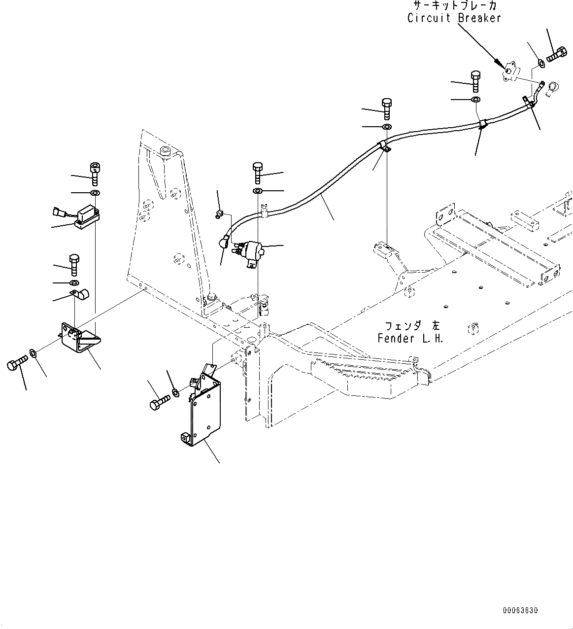Схема запчастей Komatsu D155A-6R - КРЫЛО КОМПОНЕНТЫ, ОБОГРЕВАТЕЛЬ. РЕЛЕ ПРОВОДКА (№88-879) КРЫЛО КОМПОНЕНТЫ, БЕЗ ЗАДН. ОБОРУД-Е, ДЛЯ КАПОТА, КРЫШКА МАСЛОНАЛИВНОГО ПАТРУБКА БЛОКИРОВКА И КРЫШКИБЛОКИР.