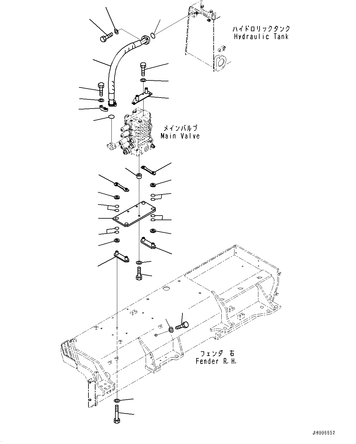 Схема запчастей Komatsu D155A-6R - КРЫЛО КОМПОНЕНТЫ, ПАТРУБКИ И КОРПУС (№88-8) КРЫЛО КОМПОНЕНТЫ, БЕЗ ЗАДН. ОБОРУД-Е, ДЛЯ ВЫСОК. ЕМК. АККУМУЛЯТОР, КАБИНА ROPS, КРЫШКА МАСЛОНАЛИВНОГО ПАТРУБКА БЛОКИРОВКА И КРЫШКИБЛОКИР.