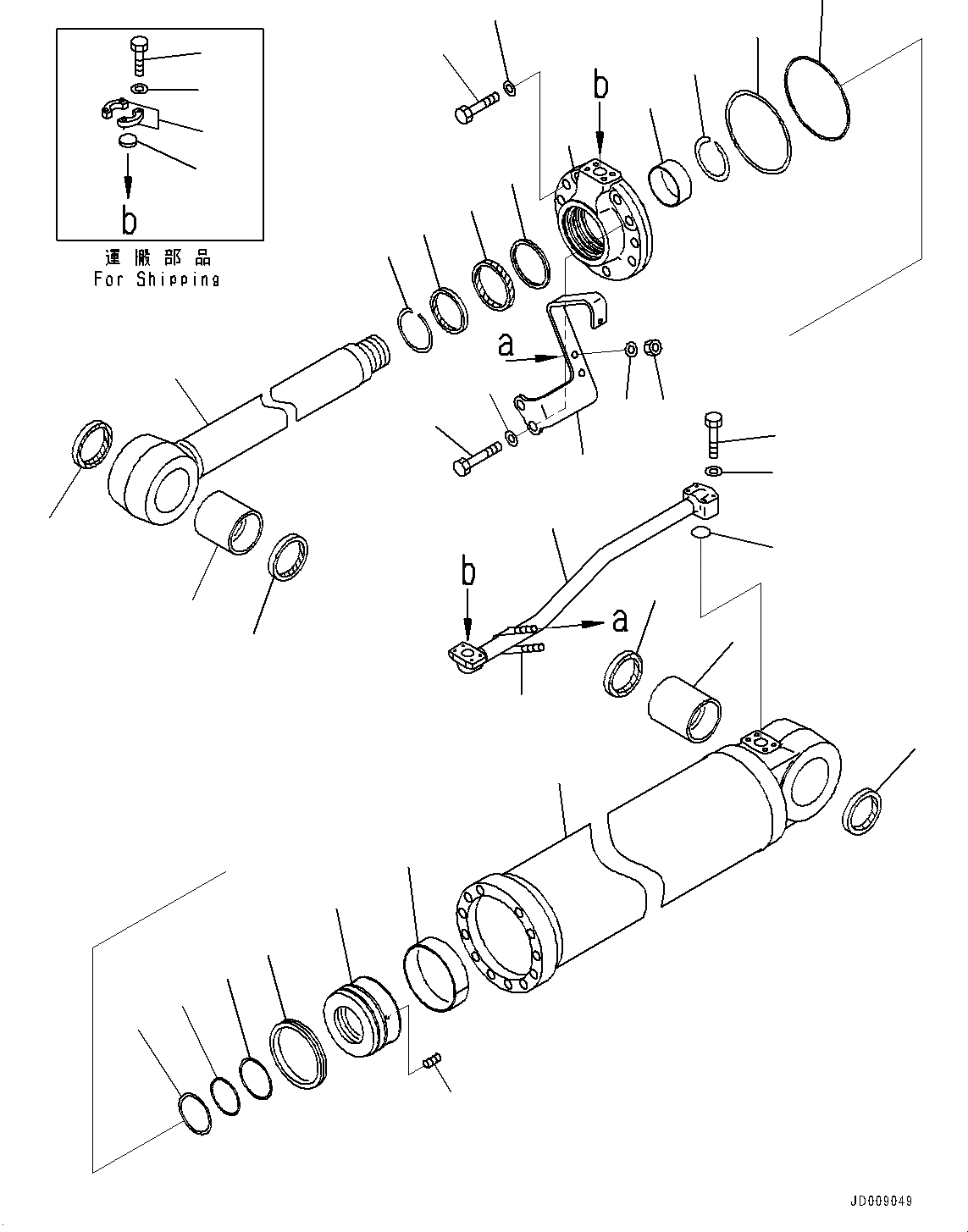 Схема запчастей Komatsu D155A-6R - РЫХЛИТЕЛЬ, ЦИЛИНДР ПЕРЕКОСА (№887-) РЫХЛИТЕЛЬ, РЕГУЛИР. DIGGING ANGLE ГИГАНТСК. РЫХЛИТ БЕЗ PUSH БЛОК