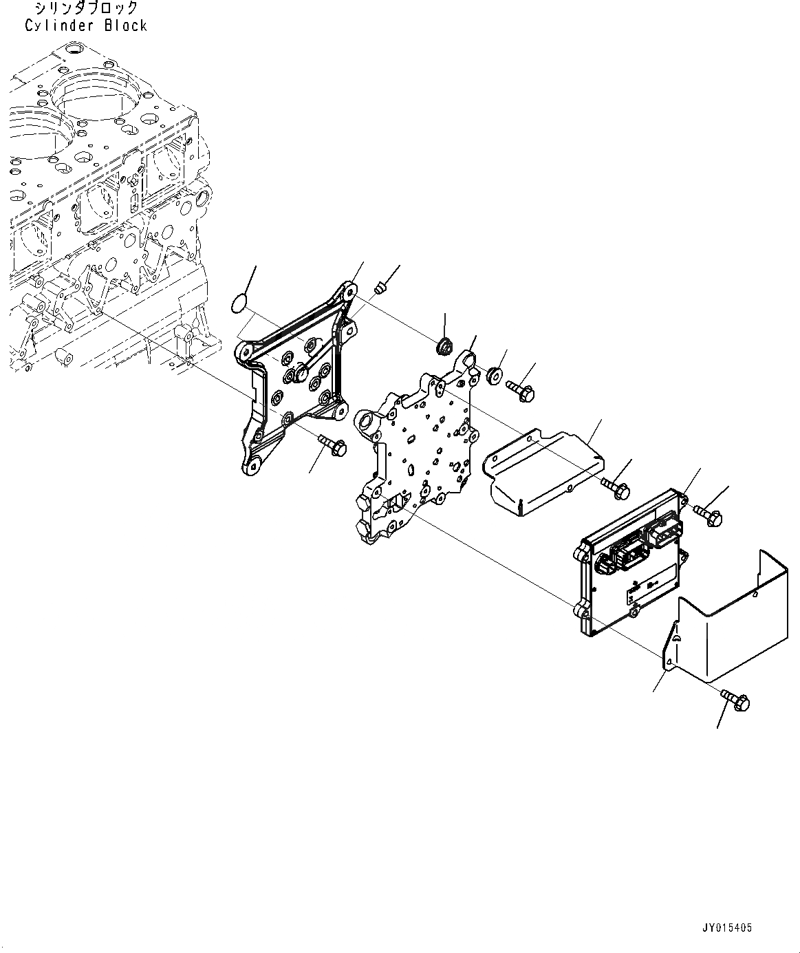 Схема запчастей Komatsu SAA6D140E-5AG - ТОПЛИВН. ВПРЫСК КОНТРОЛЛЕР (№8-) ТОПЛИВН. ВПРЫСК КОНТРОЛЛЕР