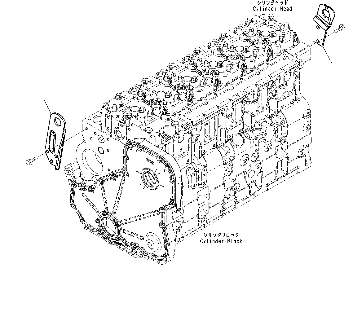Схема запчастей Komatsu SAA6D114E-3C - ПОДЪЕМ ARRANGEMENT (№879-) ПОДЪЕМ ARRANGEMENT