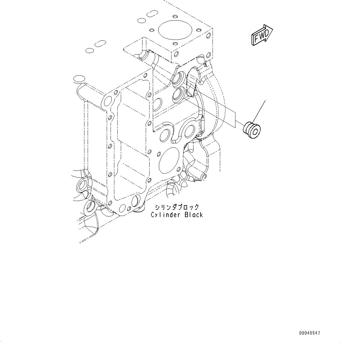 Схема запчастей Komatsu SAA6D114E-3C - ЗАГЛУШКА (№879-) ЗАГЛУШКА, ГИДРОТРАНСФОРМАТОР ОХЛАЖД-Е