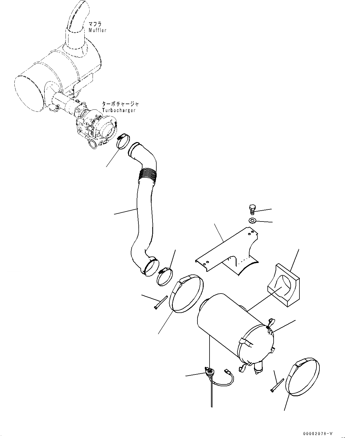 Схема запчастей Komatsu PC270-8 - ВПУСК ВОЗДУХА СОЕДИН-Е (№7-) ВПУСК ВОЗДУХА СОЕДИН-Е