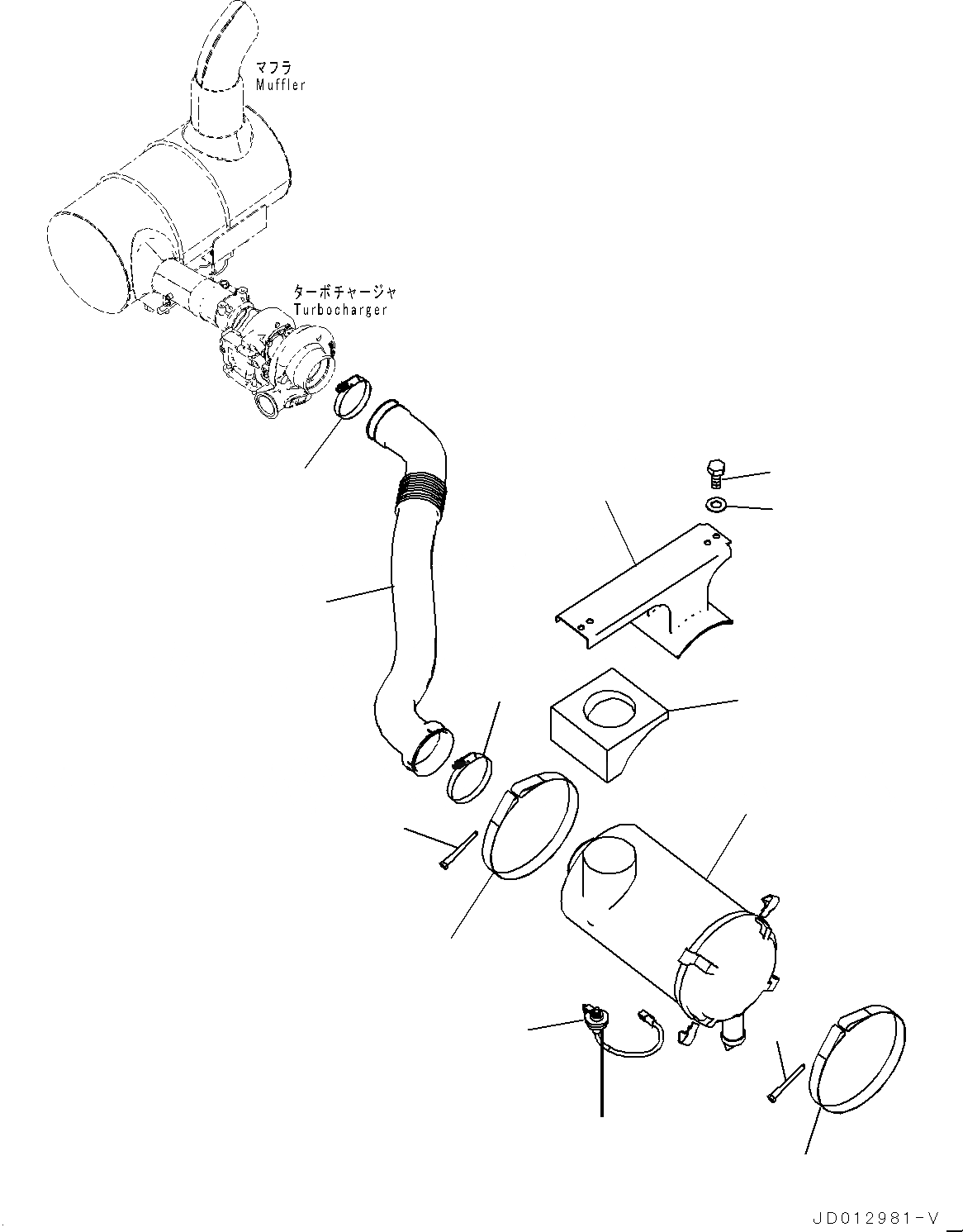 Схема запчастей Komatsu PC270-8 - ВПУСК ВОЗДУХА СОЕДИН-Е (№7-) ВПУСК ВОЗДУХА СОЕДИН-Е, С ПРЕФИЛЬТР