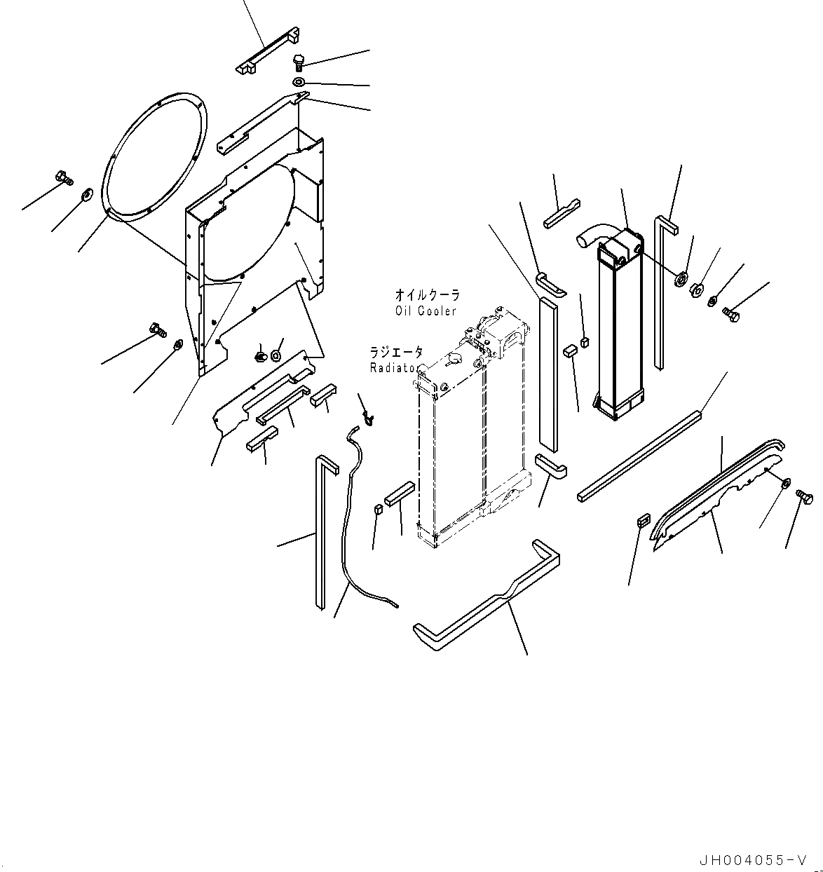 Схема запчастей Komatsu PC270-8 - СИСТЕМА ОХЛАЖДЕНИЯ, ПОСЛЕОХЛАДИТЕЛЬ И КОЖУХ (№9-) СИСТЕМА ОХЛАЖДЕНИЯ, АВТОМАТИЧ. КОНДИЦ. ВОЗДУХА, ЕС БЕЗОПАСН. REGULATION