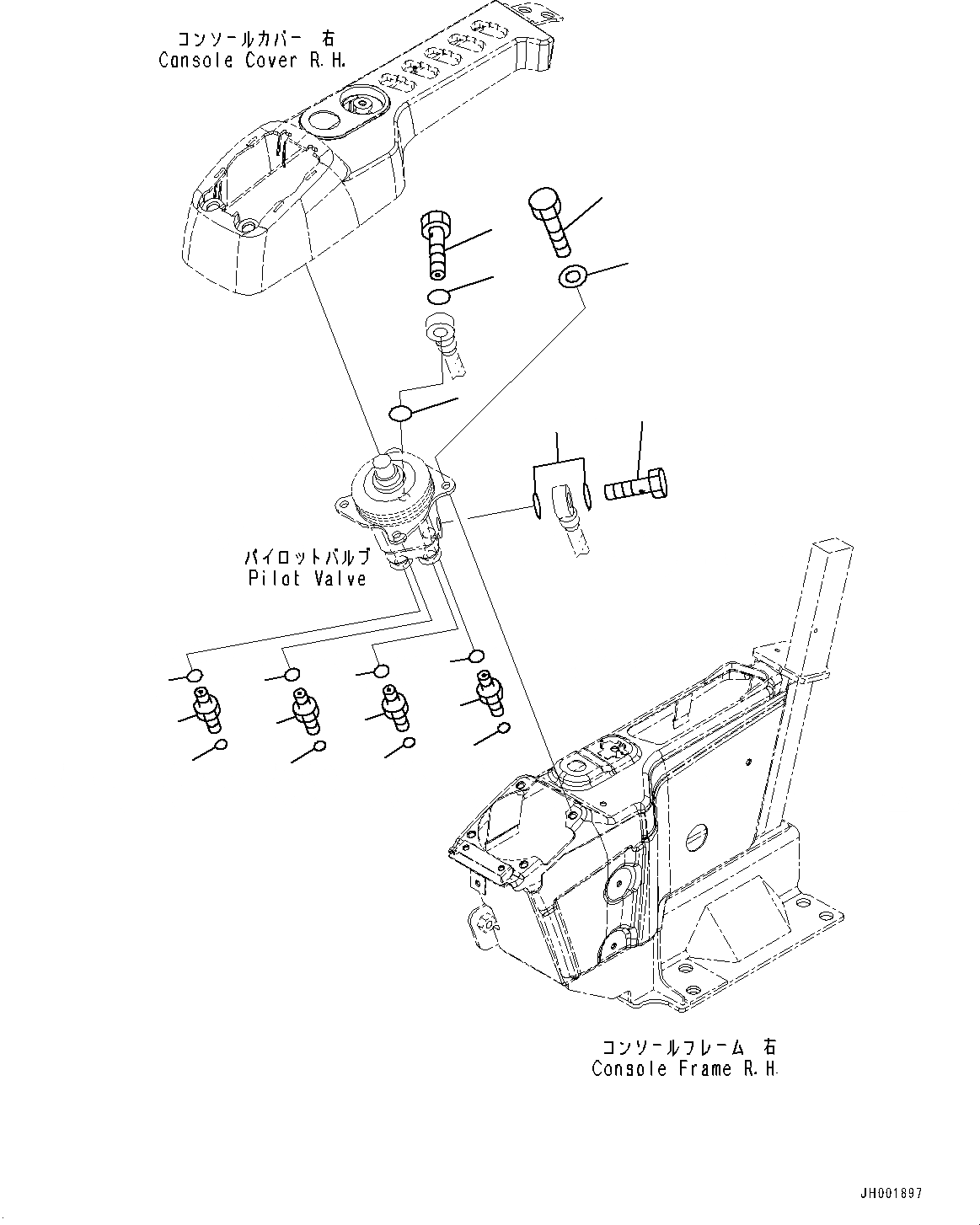 Схема запчастей Komatsu PC270LC-8 - КАБИНА, ПОЛ, КЛАПАН, ПРАВ. (№7-) КАБИНА, -ДОПОЛН. АКТУАТОР ТРУБЫ, АККУМУЛЯТОР, С КОНДИЦИОНЕРОМ, AM-FM РАДИО ДЛЯ АЗИИ, KOMTRAX