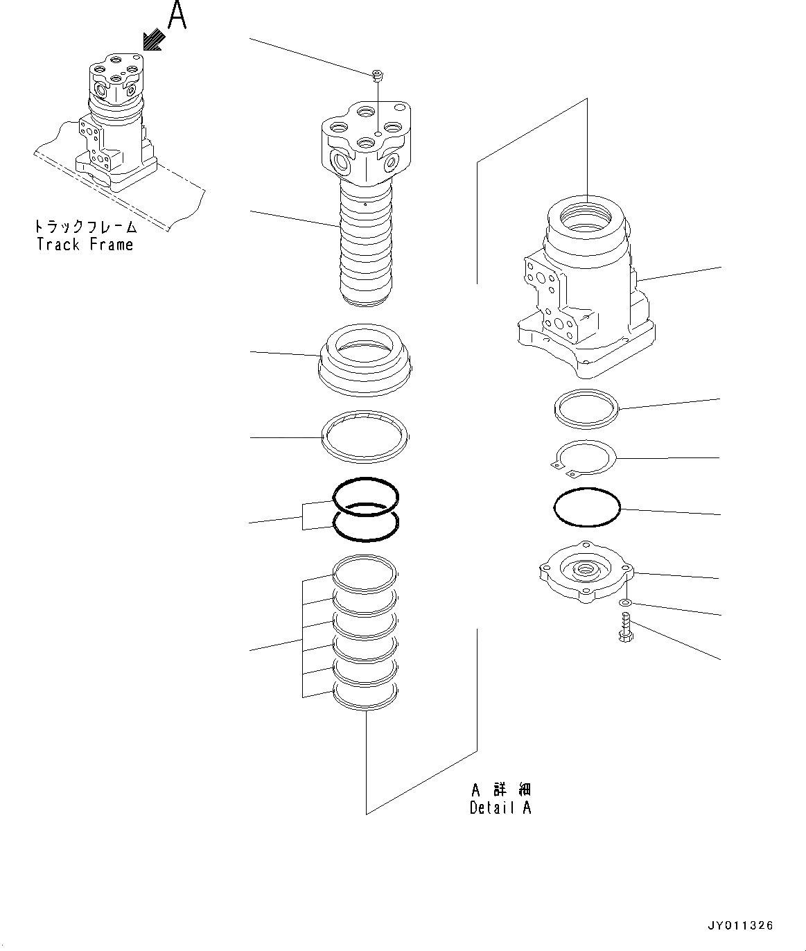 Схема запчастей Komatsu PC270LC-8 - ПОВОРОТНОЕ СОЕДИНЕНИЕ, (/) (№7-) ПОВОРОТНОЕ СОЕДИНЕНИЕ