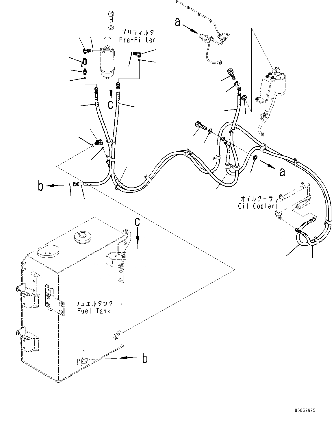Схема запчастей Komatsu PC138US-8 - ТОПЛИВН. ПОДАЮЩ. ТРУБЫ, ТОПЛИВОПРОВОД. (№-) ТОПЛИВН. ПОДАЮЩ. ТРУБЫ, БЕЗ ТОПЛИВН. DISCERNMENT ДАТЧИК