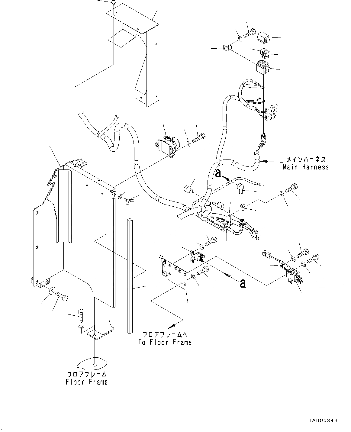 Схема запчастей Komatsu PC138US-8 - ЭЛЕКТРИКА, РЕЛЕ (№-) ЭЛЕКТРИКА, С AMP. ГЕНЕРАТОР, ДЛЯ АВСТРАЛИИ