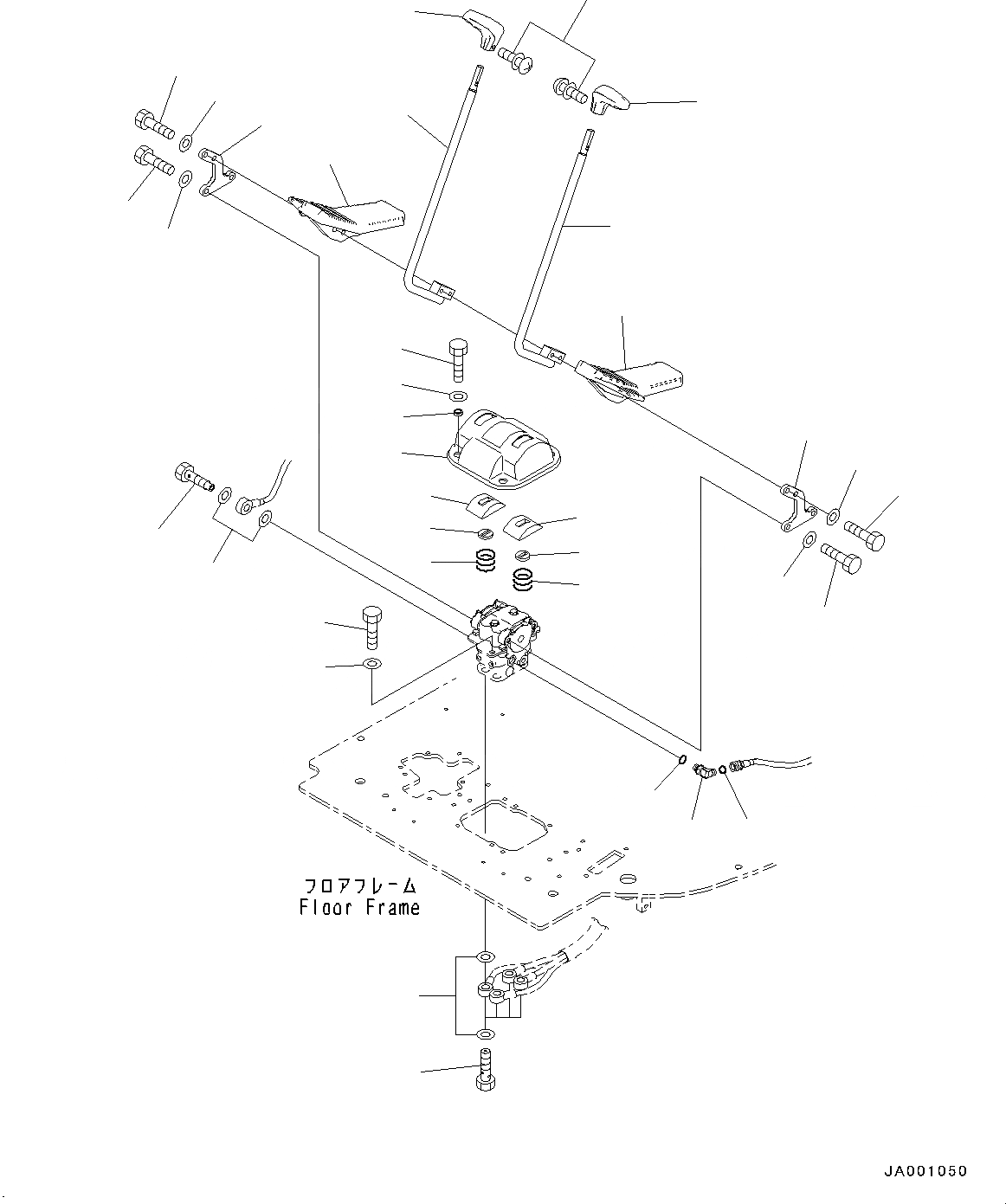 Схема запчастей Komatsu PC138US-8 - ОСНОВН. КОНСТРУКЦИЯ, ПОЛ, КОНТРОЛЬ ХОДА (№-) ОСНОВН. КОНСТРУКЦИЯ, L СТУПЕНИ ПЕДАЛЬ ТИП, С ЭКСТРЕНН. СТОП ПЕРЕКЛЮЧАТЕЛЬ, СИГНАЛИЗ. ПЕРЕГРУЗКИ