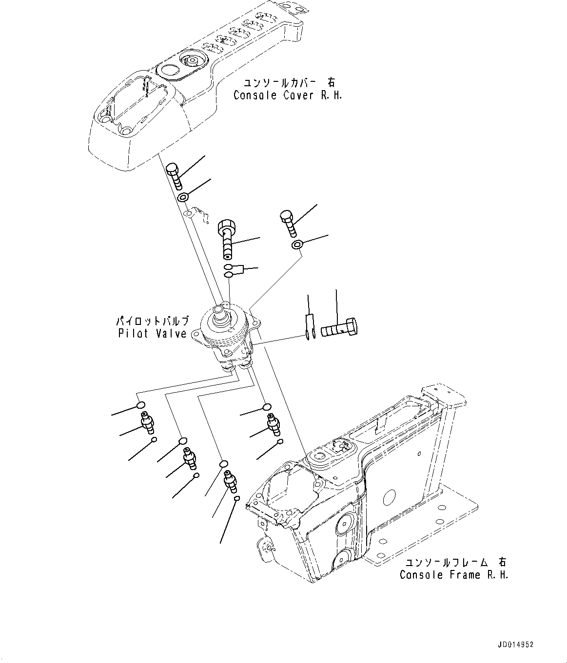 Схема запчастей Komatsu PC138US-8 - ОСНОВН. КОНСТРУКЦИЯ, КЛАПАН PPCКРЕПЛЕНИЕ ДЛЯ ПРАВ. РЫЧАГ УПРАВЛЕНИЯ РАБОЧИМ ОБОРУДОВАНИЕМ (№-) ОСНОВН. КОНСТРУКЦИЯ, L СТУПЕНИ ПЕДАЛЬ ТИП, С ЭКСТРЕНН. СТОП ПЕРЕКЛЮЧАТЕЛЬ