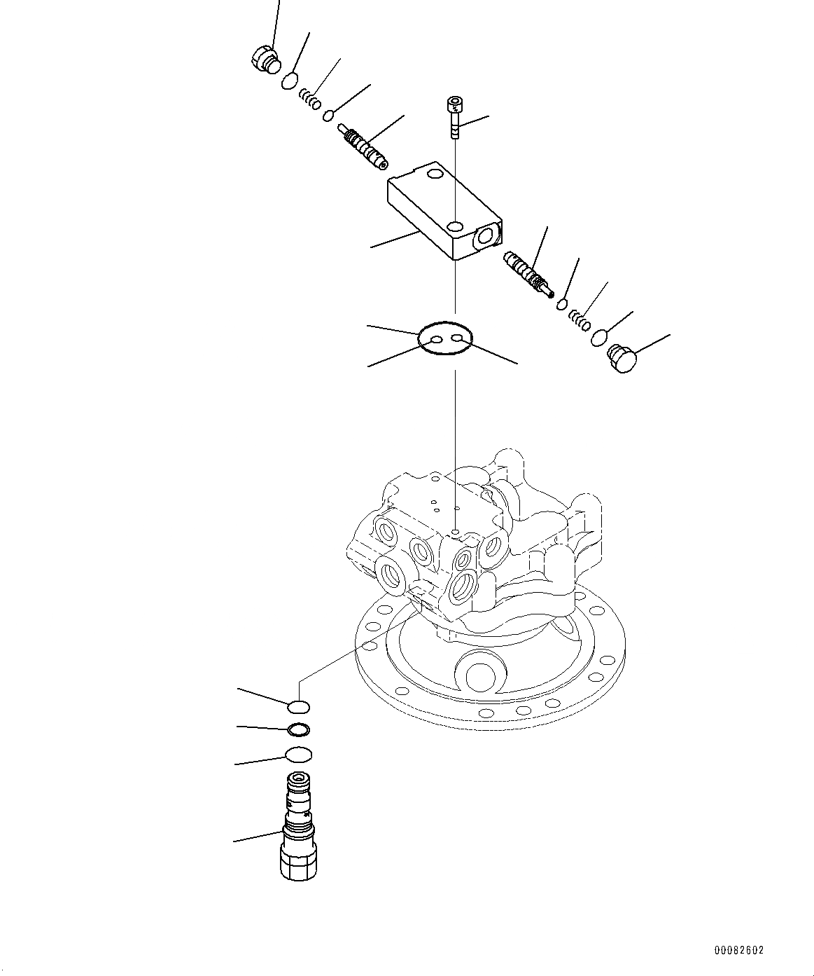 Схема запчастей Komatsu PC138US-8 - МЕХАНИЗМ ПОВОРОТА И МОТОР, ВНУТР. ЧАСТИ (/) (№-) МЕХАНИЗМ ПОВОРОТА И МОТОР