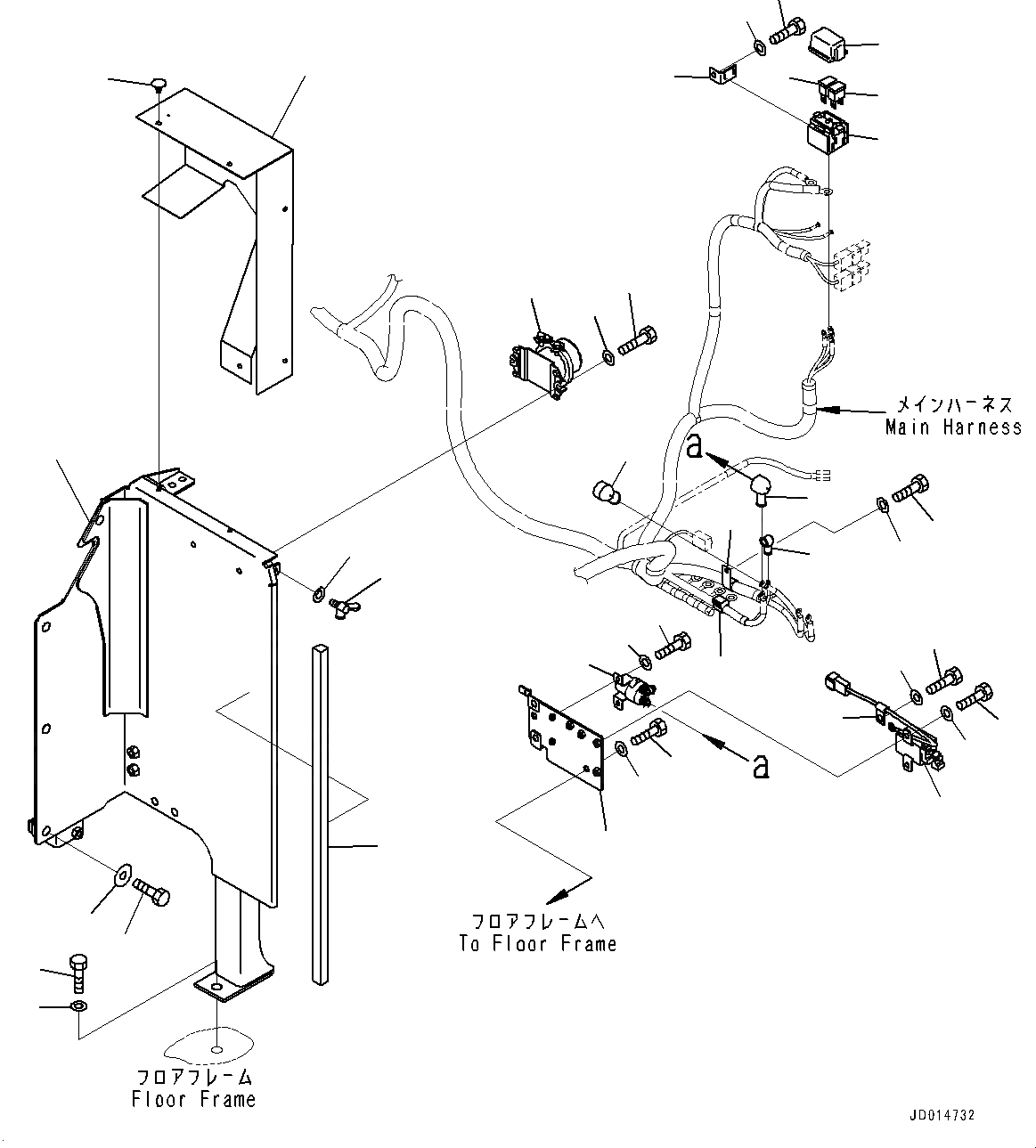 Схема запчастей Komatsu PC138US-8 - ЭЛЕКТРИКА, РЕЛЕ (№-) ЭЛЕКТРИКА, С AMP. ГЕНЕРАТОР, ДЛЯ СТРАН ЕС ARRANGEMENT СТУПЕНИ 