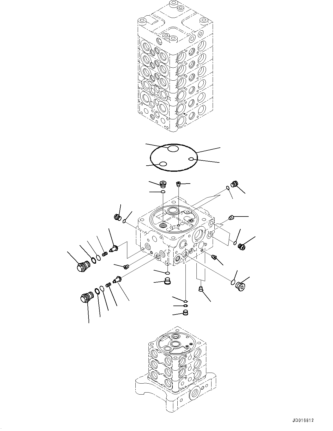 Схема запчастей Komatsu PC138US-8 - УПРАВЛЯЮЩ. КЛАПАН, ВНУТР. ЧАСТИ (8/) (№-) УПРАВЛЯЮЩ. КЛАПАН, ДЛЯ KUK, С -ДОПОЛН. АКТУАТОР ТРУБЫ