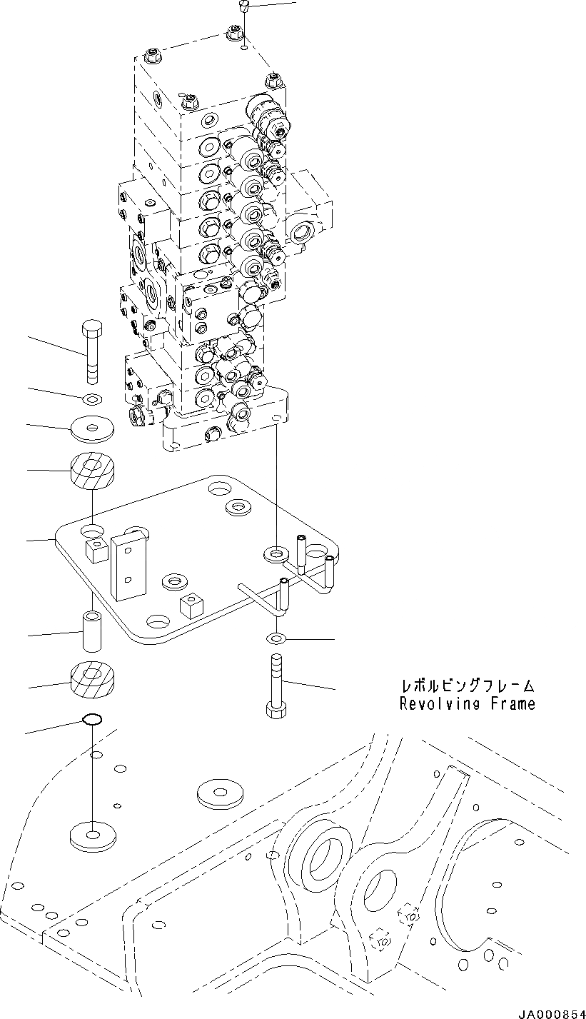Схема запчастей Komatsu PC138US-8 - УПРАВЛЯЮЩ. КЛАПАН, УПРАВЛЯЮЩ. КЛАПАН КОМПОНЕНТЫ (№-) УПРАВЛЯЮЩ. КЛАПАН, ДВОЙН. ТИП, С ОТВАЛ