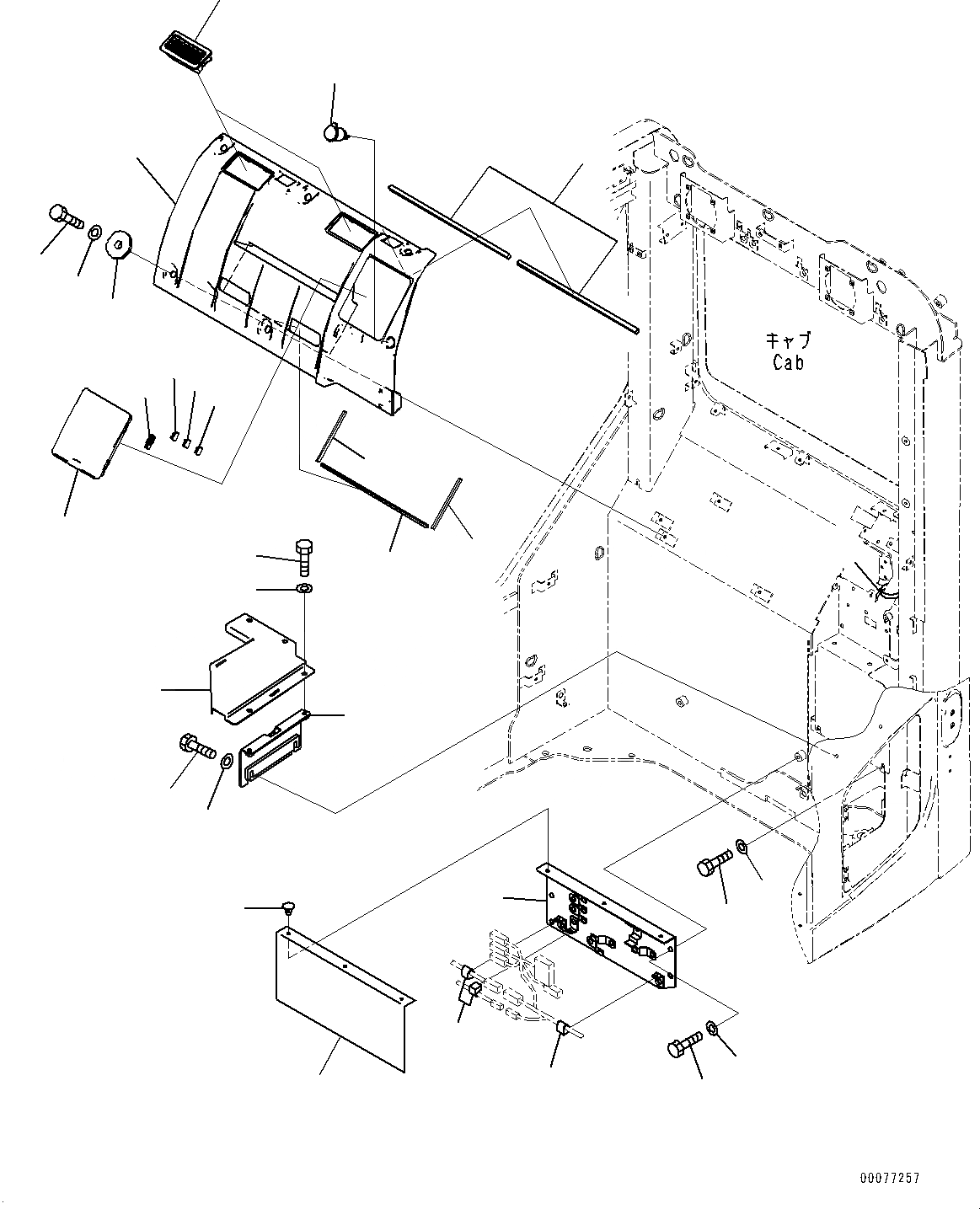 Схема запчастей Komatsu PC138US-8 - СИДЕНЬЕ ОПЕРАТОРА ЗАДН. КРЫШКА (№-) СИДЕНЬЕ ОПЕРАТОРА ЗАДН. КРЫШКА, С ДВОЙН. OFFSET СТРЕЛА, СТУПЕНИ, ЕС СТУПЕНИ СПЕЦ-Я.