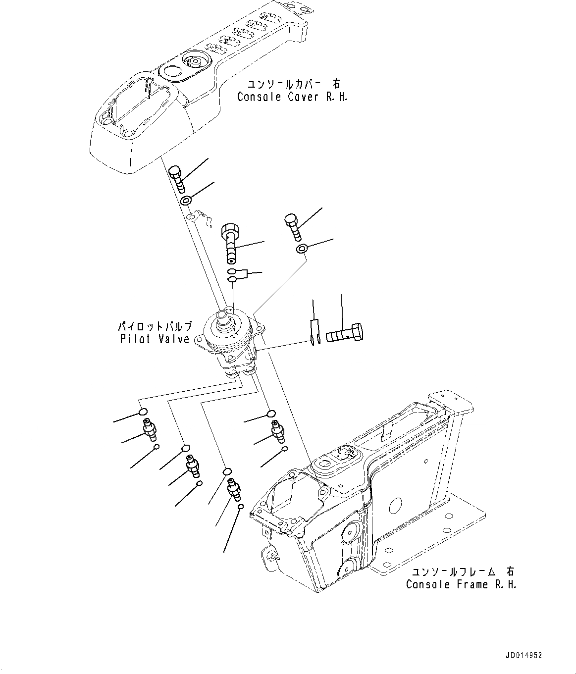 Схема запчастей Komatsu PC138US-8 - ОСНОВН. КОНСТРУКЦИЯ, КЛАПАН PPCКРЕПЛЕНИЕ ДЛЯ ПРАВ. РЫЧАГ УПРАВЛЕНИЯ РАБОЧИМ ОБОРУДОВАНИЕМ (№-) ОСНОВН. КОНСТРУКЦИЯ, С ДВОЙН. OFFSET СТРЕЛА, СТУПЕНИ, С -ДОПОЛН. АКТУАТОР ТРУБЫ, С ОТВАЛ