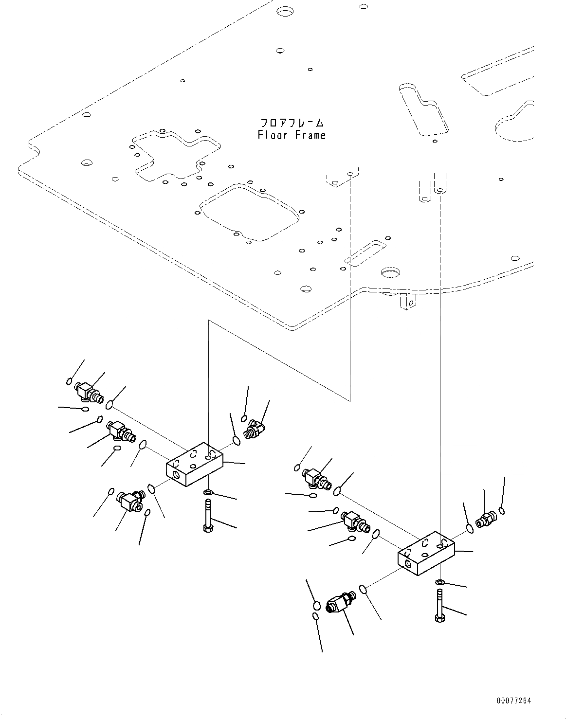 Схема запчастей Komatsu PC138US-8 - ОСНОВН. КОНСТРУКЦИЯ, ПОЛ, P, T БЛОК (№-) ОСНОВН. КОНСТРУКЦИЯ, С -ДОПОЛН. АКТУАТОР ТРУБЫ, С ОТВАЛ, ДЛЯ СТРАН ЕС