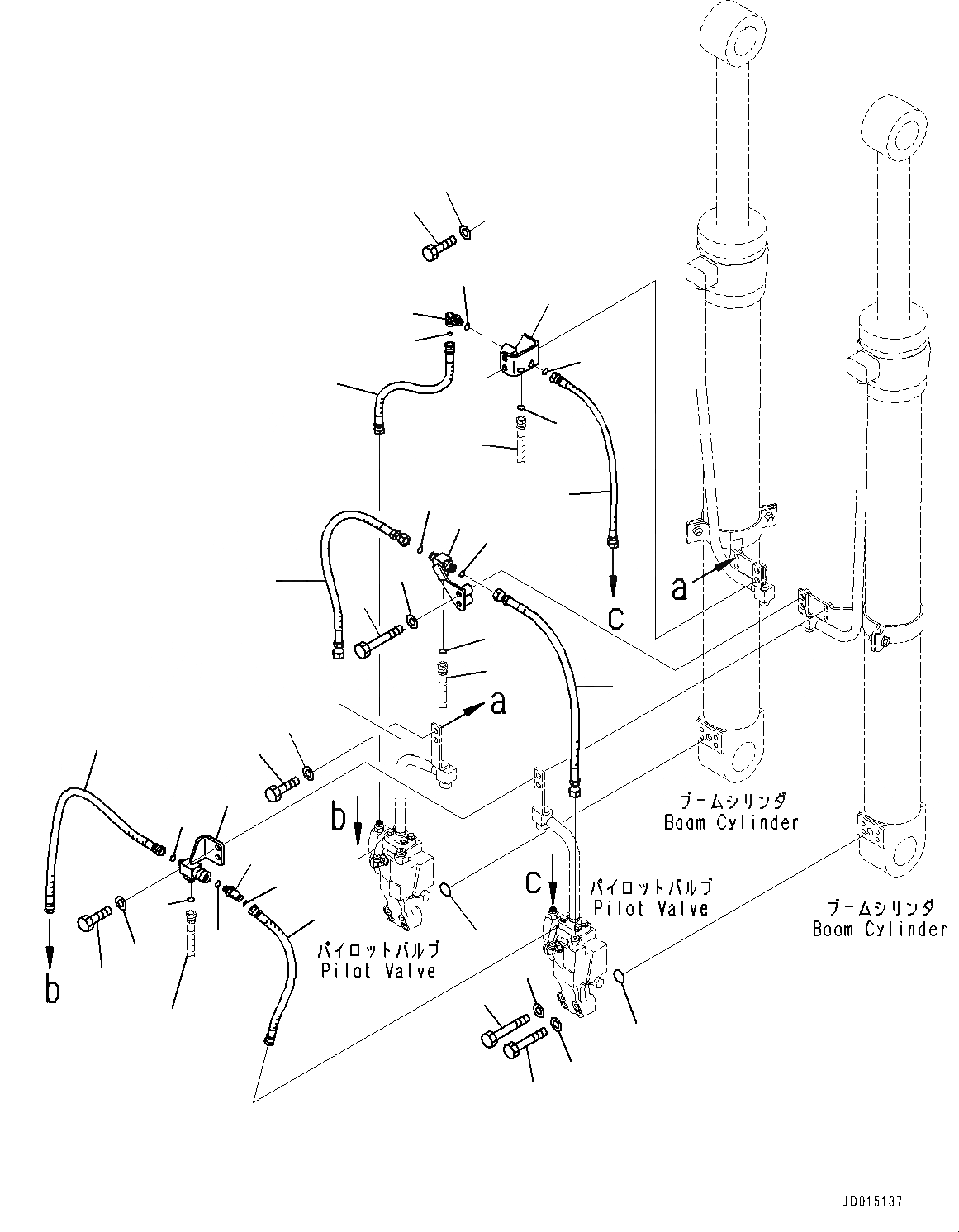 Схема запчастей Komatsu PC138US-8 - ЦИЛИНДР СТРЕЛЫ, ТРУБЫ (№-) ЦИЛИНДР СТРЕЛЫ, С ДВОЙН. OFFSET СТРЕЛА, СТУПЕНИ, ДЛЯ MACHINE С СТРЕЛА HOLDING КЛАПАН, С СИГНАЛИЗ. ПЕРЕГРУЗКИ