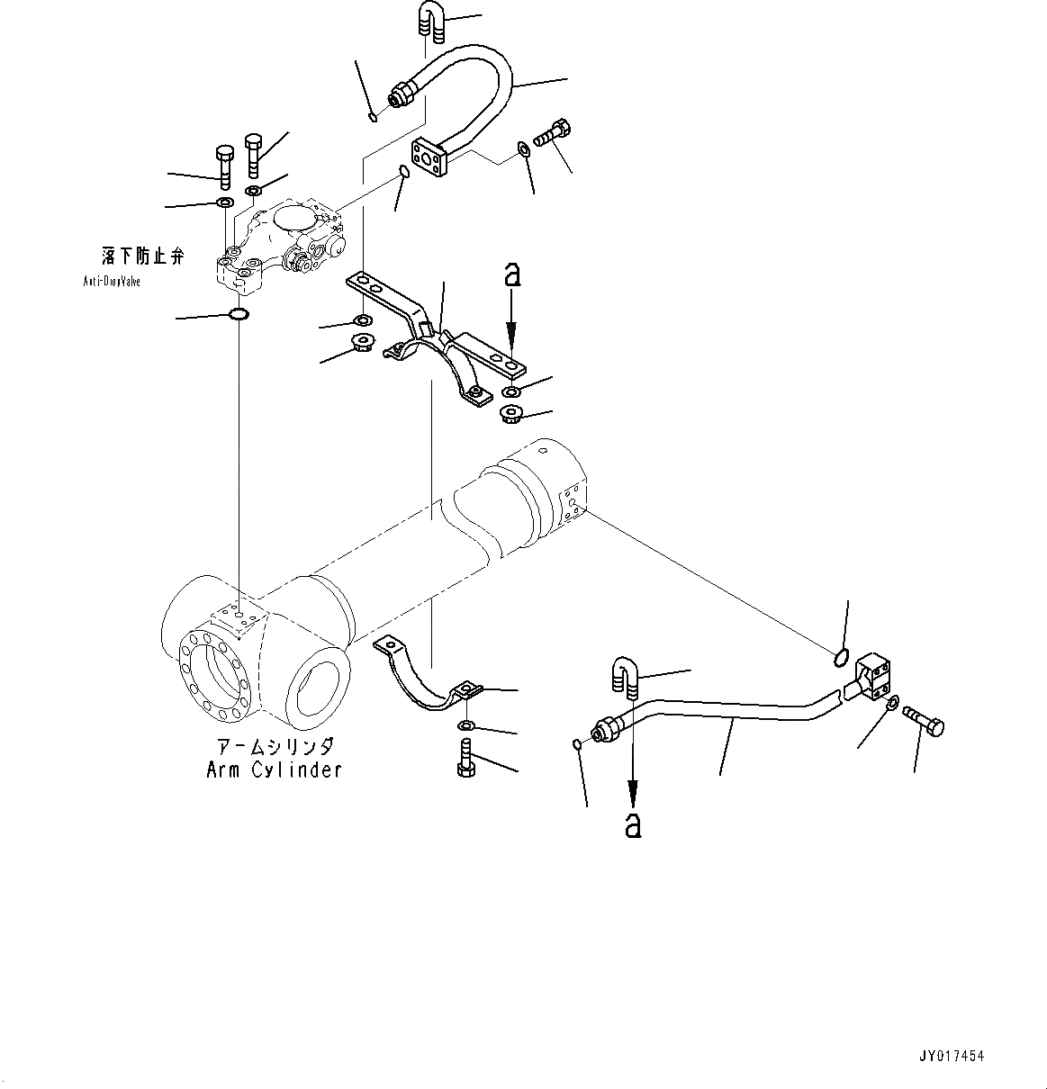 Схема запчастей Komatsu PC138US-8 - ЦИЛИНДР РУКОЯТИ, ВНУТР. ЧАСТИ (/) (№-) ЦИЛИНДР РУКОЯТИ, С ДВОЙН. OFFSET СТРЕЛА, С РУКОЯТЬ HOLDING КЛАПАН