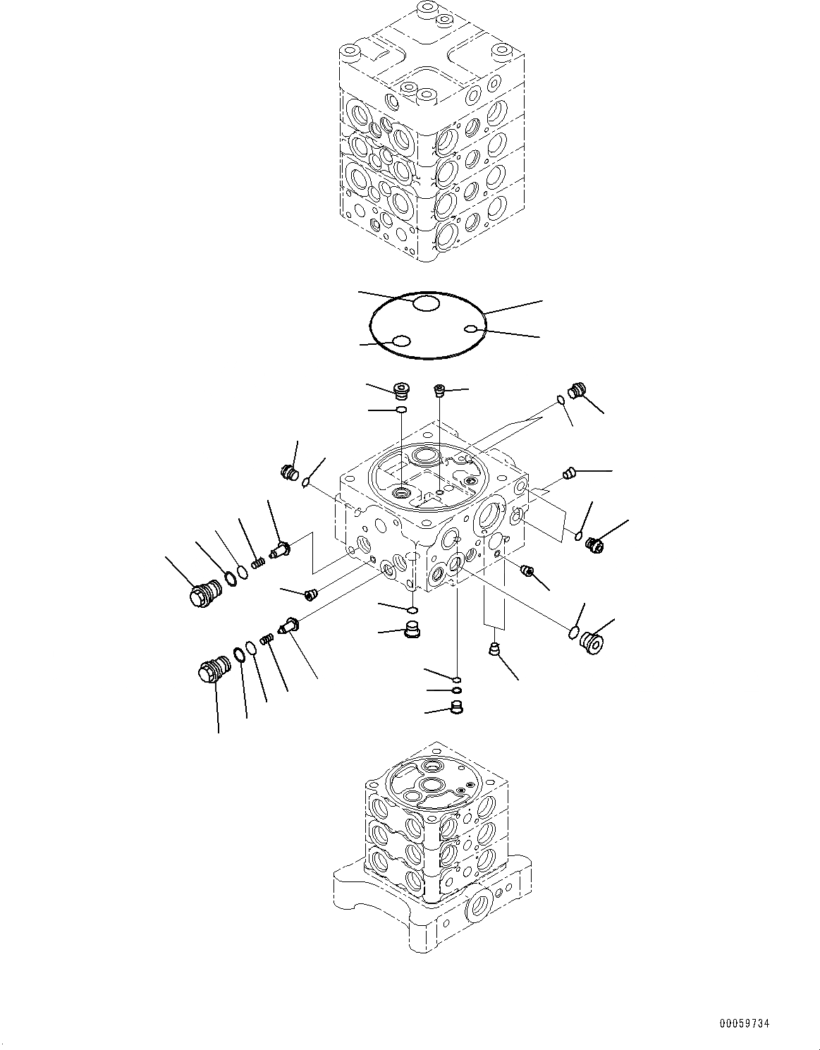 Схема запчастей Komatsu PC138USLC-8 - УПРАВЛЯЮЩ. КЛАПАН, ВНУТР. ЧАСТИ (8/7) (№-) УПРАВЛЯЮЩ. КЛАПАН, С -ДОПОЛН. АКТУАТОР ТРУБЫ, АККУМУЛЯТОР, БЕЗ ОТВАЛ