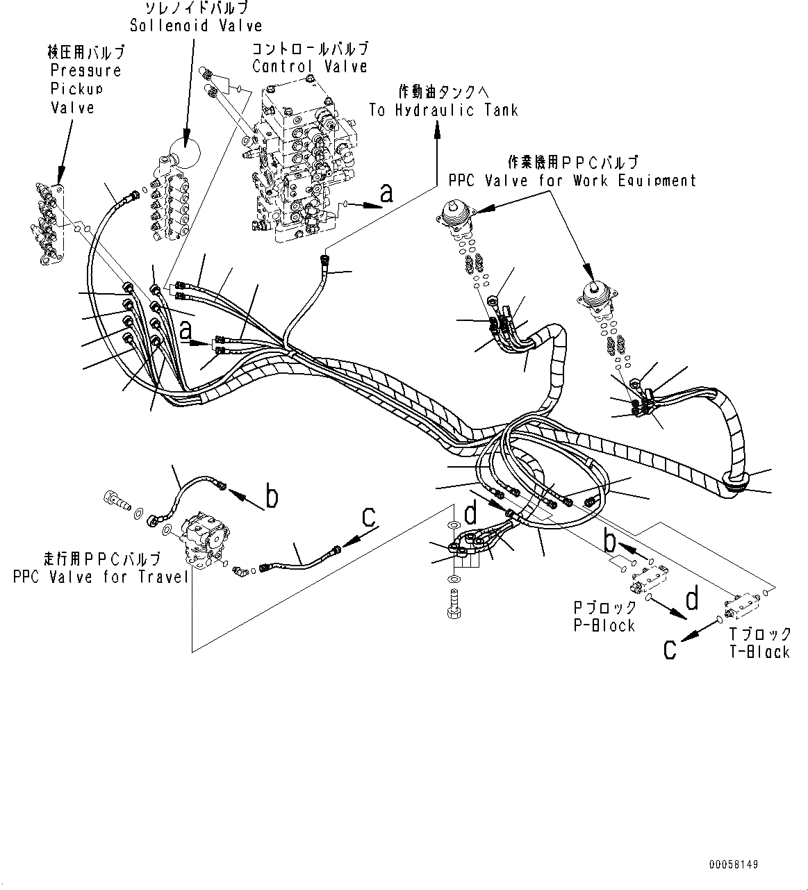Схема запчастей Komatsu PC138USLC-8 - ОСНОВН. КОНСТРУКЦИЯ, PPC ТРУБЫ (№-) ОСНОВН. КОНСТРУКЦИЯ, С ОТВАЛ, -ДОПОЛН. АКТУАТОР ТРУБЫ, АККУМУЛЯТОР