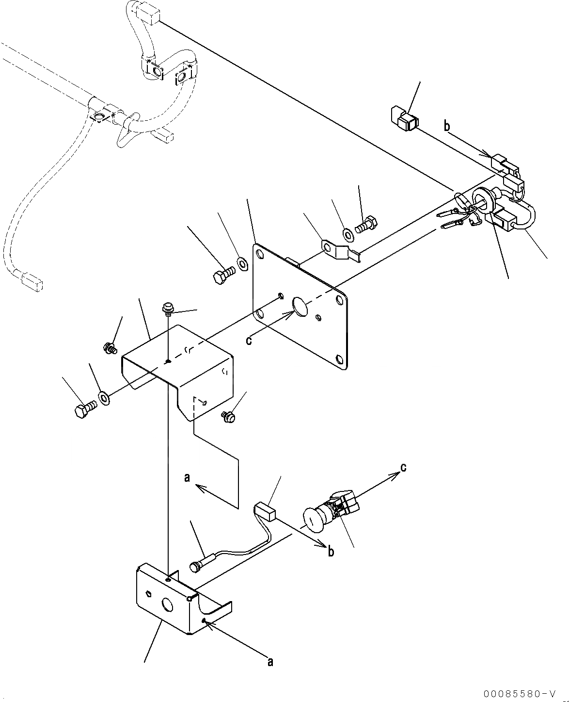 Схема запчастей Komatsu PC2000-8 - ЭЛЕКТРИКА, ДВИГАТЕЛЬ СТОП ПЕРЕКЛЮЧАТЕЛЬ, ПЕРЕДН. (№9-) ЭЛЕКТРИКА, ВЫС. INTENSITY DISПОДАЧА(HID) ОСВЕЩЕНИЕ, ЛЕСТНИЦА, С ИЗОЛЯТОР АККУМУЛЯТОРОВ