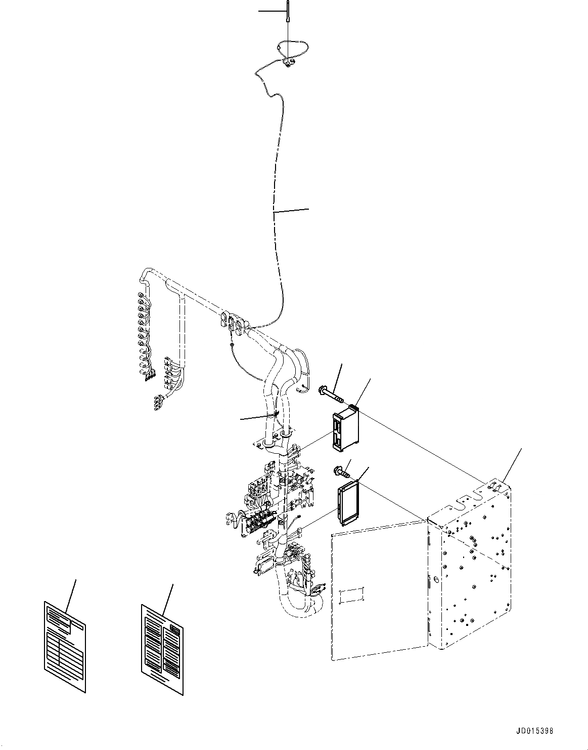 Схема запчастей Komatsu PC2000-8 - ЭЛЕКТРИЧ. КОНТРОЛЛЕР (№9-) ЭЛЕКТРИЧ. КОНТРОЛЛЕР, С VHMS (VHMS), ORBCOMM ТИП